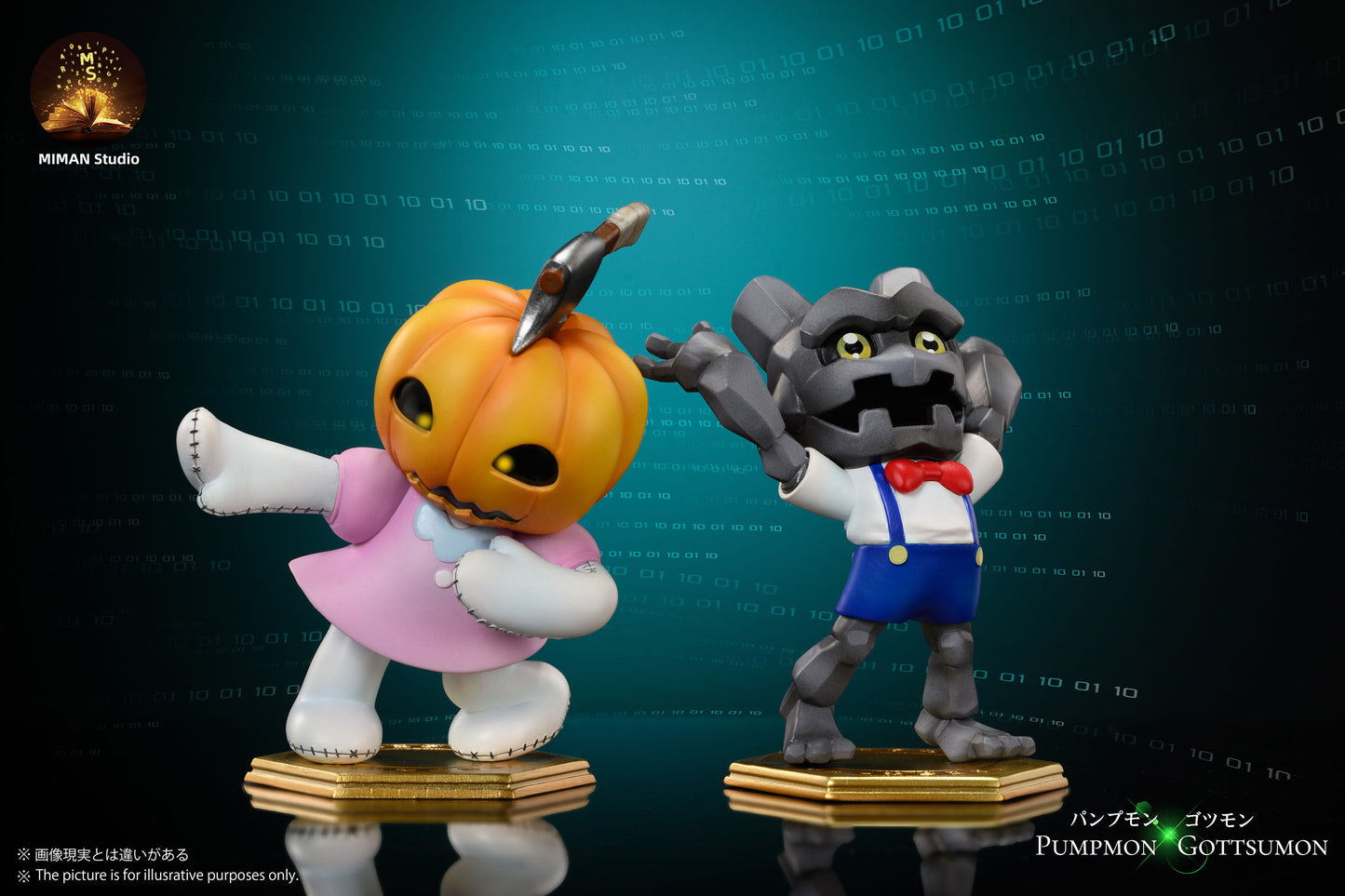 Miman Studio - Pumpmon and Gottsumon [PRE-ORDER CLOSED]
