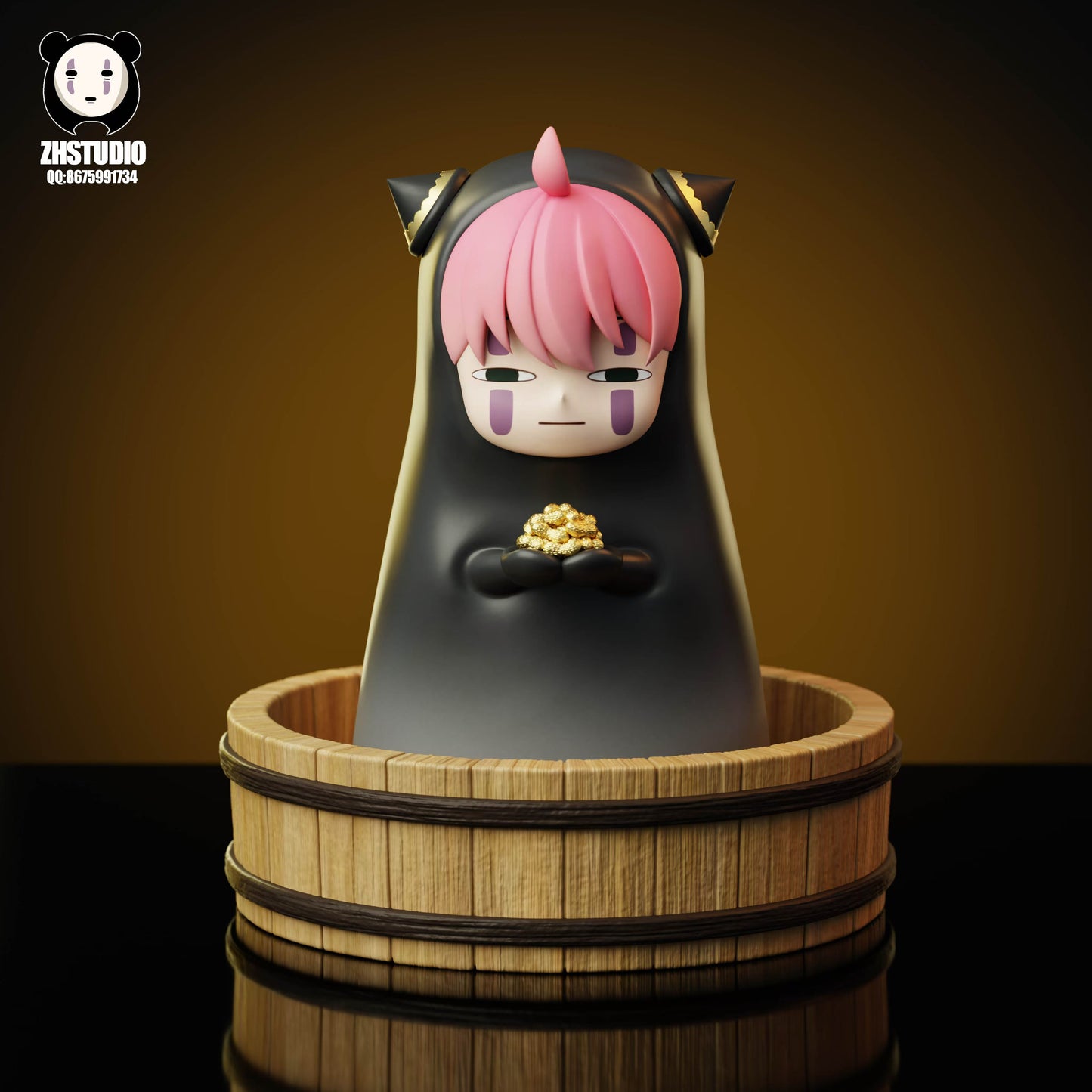 ZH Studio - Anya Cosplay Kaonashi [PRE-ORDER CLOSED CLOSED]
