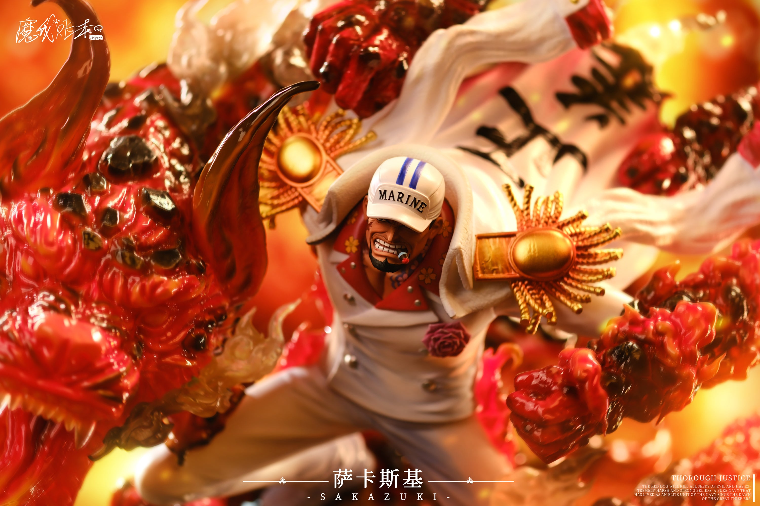 LZ Studio - One Piece - Borsalino GK Resin Statue