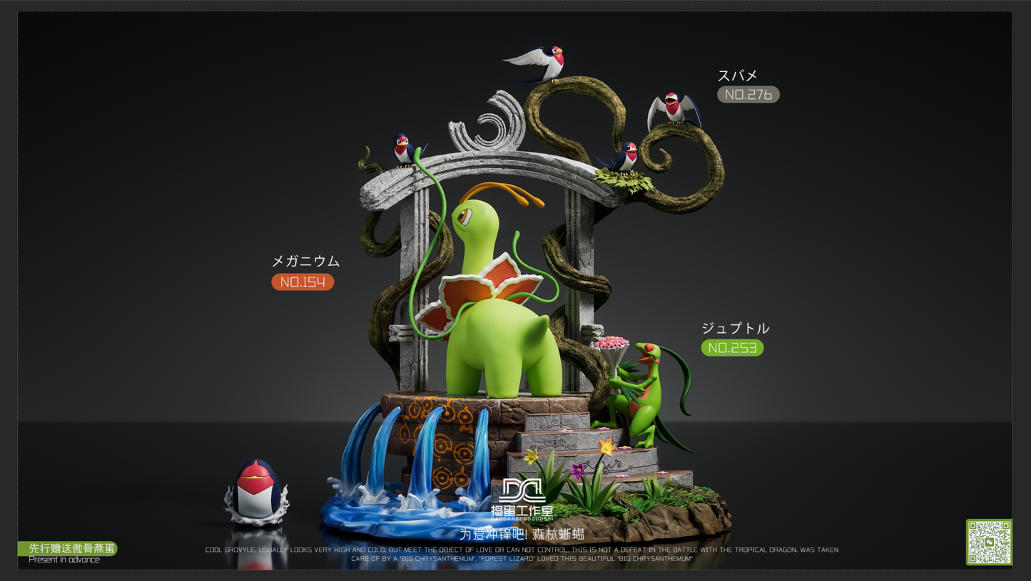 DD Studio - Meganium and Grovyle [PRE-ORDER CLOSED]