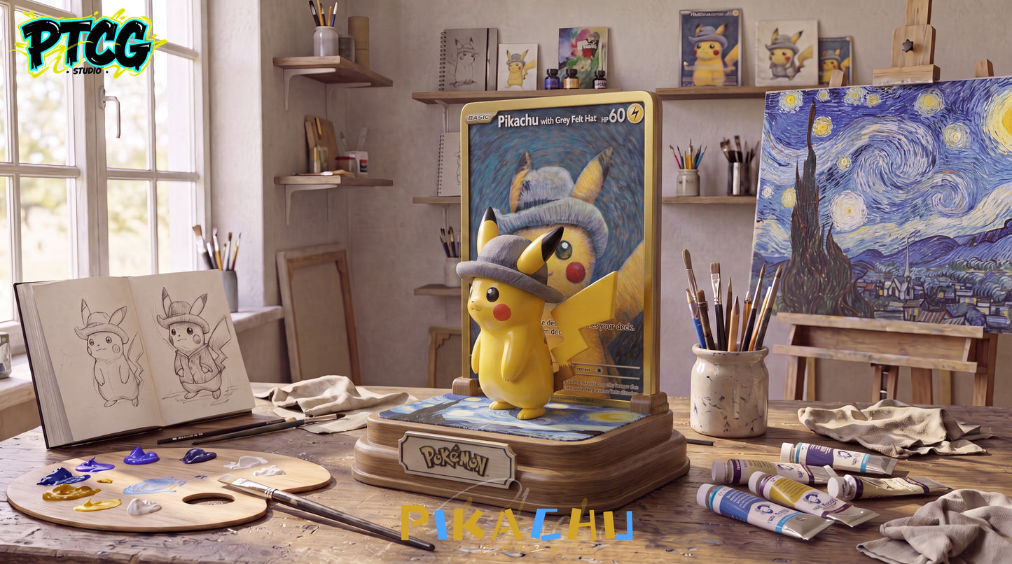 PTCG Studio - Plkachu with Grey Felt Hat [PRE-ORDER]