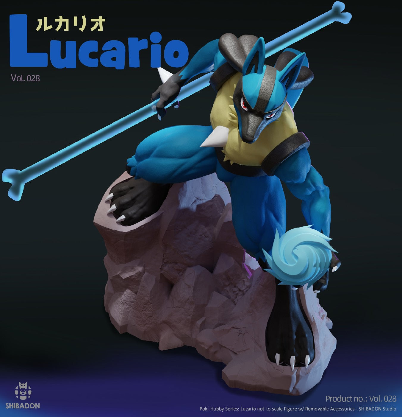 Shibadon Studio - Lucario [PRE-ORDER CLOSED]