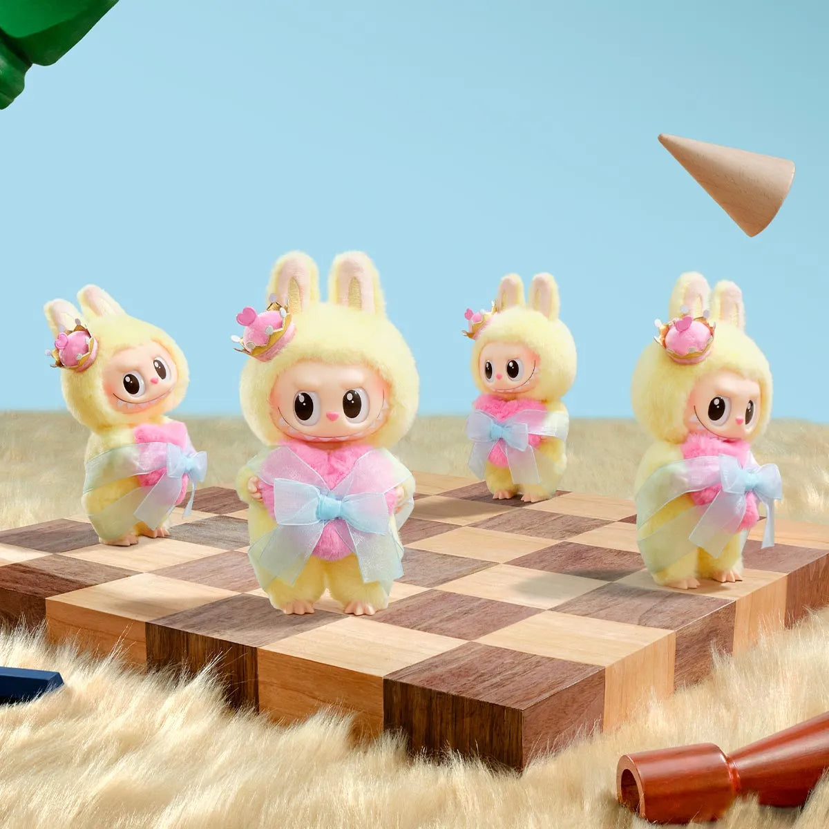 POP MART - THE MONSTERS Let’s Checkmate Series - Vinyl Plush Hanging Card [IN-STOCK]