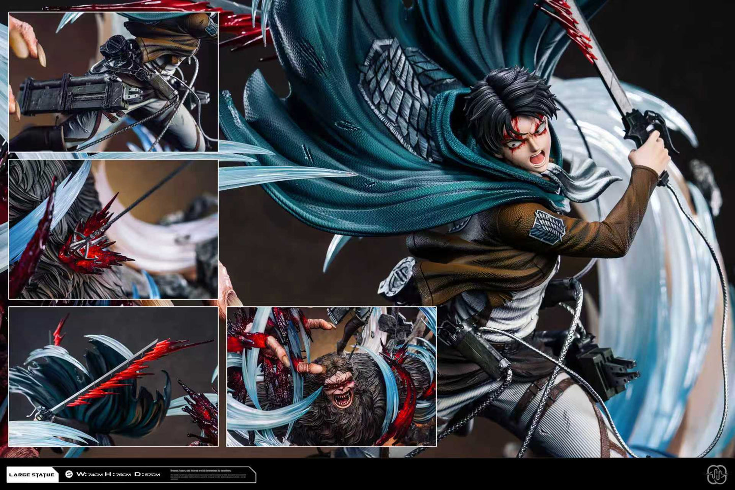 Hertz Studio - Levi Ackerman VS Beast Titan 2.0 [PRE-ORDER]