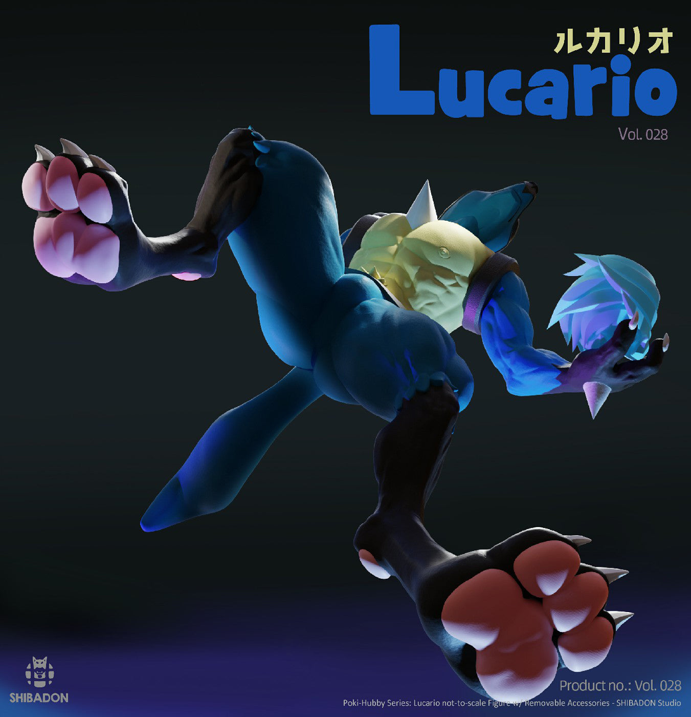 Shibadon Studio - Lucario [PRE-ORDER CLOSED]