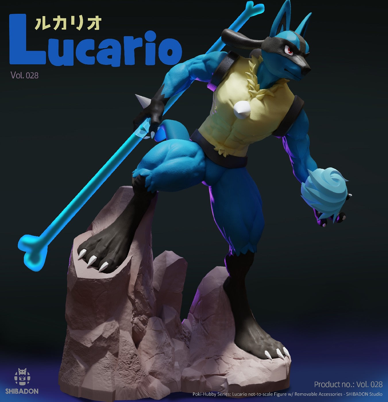 Shibadon Studio - Lucario [PRE-ORDER CLOSED]