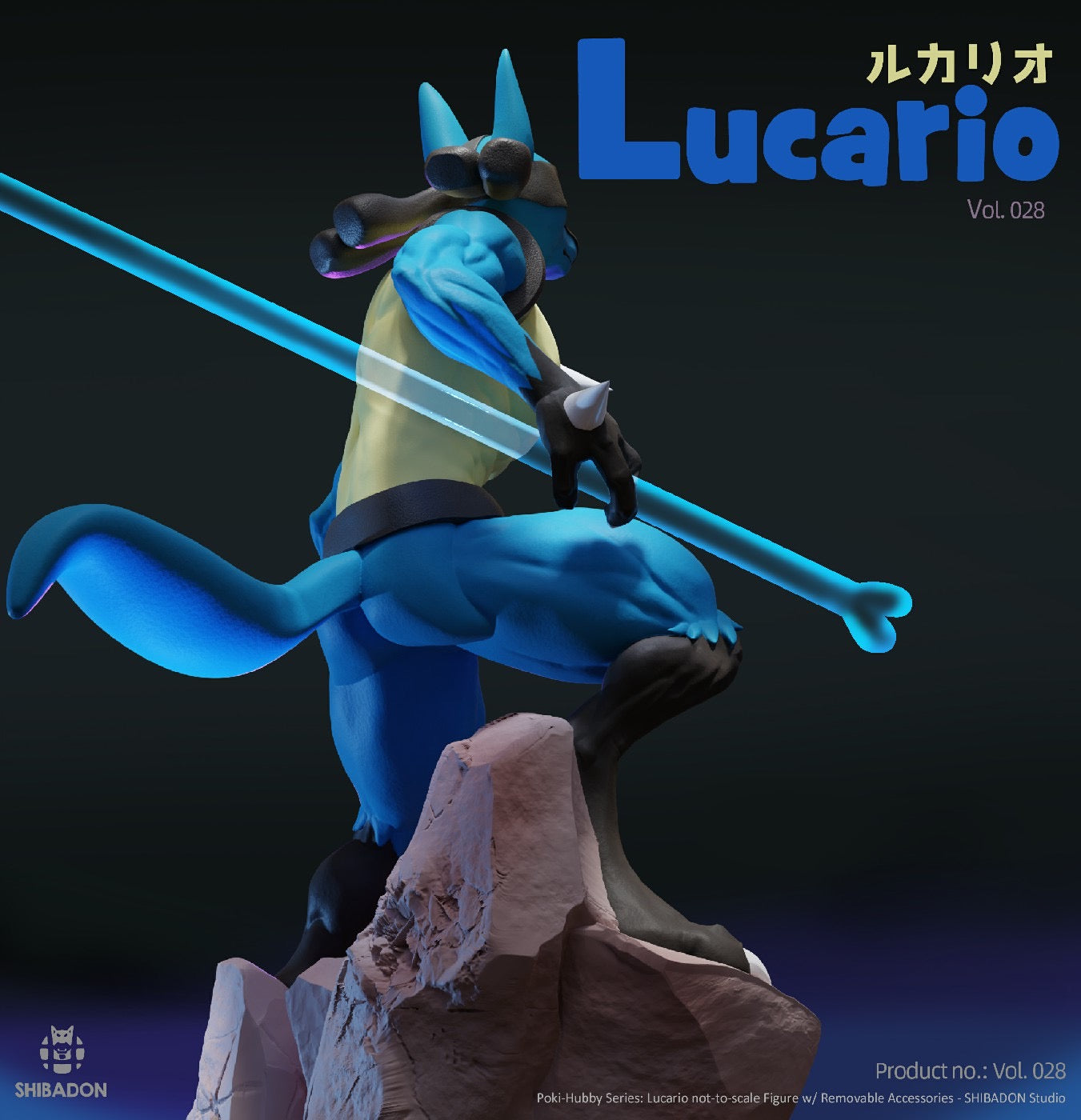 Shibadon Studio - Lucario [PRE-ORDER CLOSED]