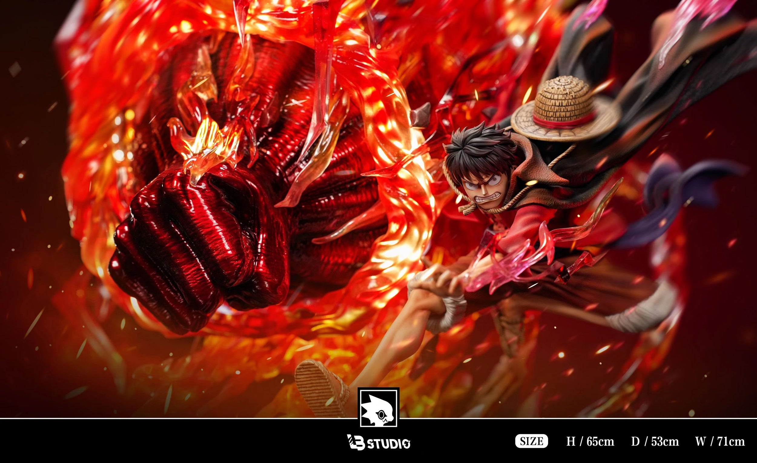 LB Studios - Red Roc Luffy [PRE-ORDER CLOSED] – GK Collectors