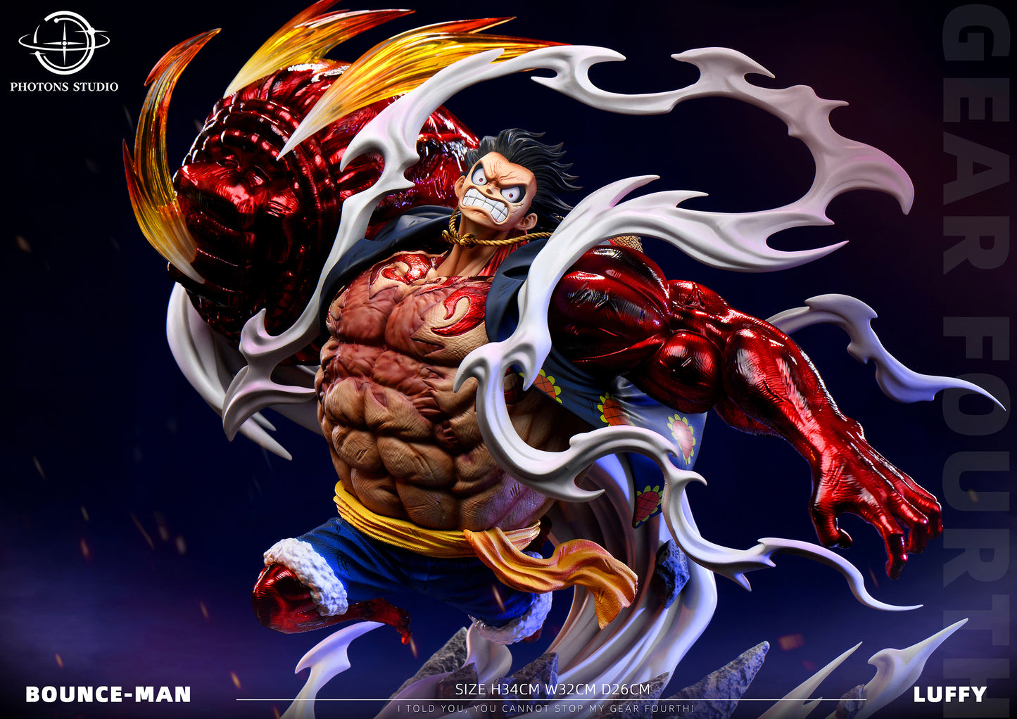 Photons Studio - Luffy Gear Fourth Bounceman [PRE-ORDER]