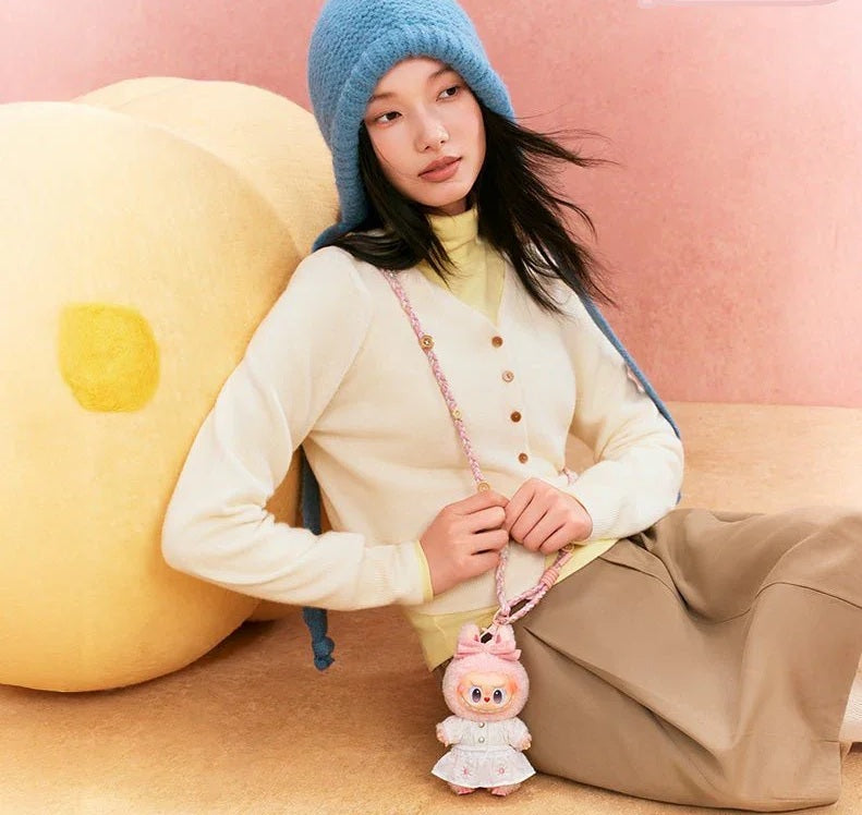 POP MART - MOKOKO POM POM PARTY SERIES - Vinyl Plush Doll Pendant