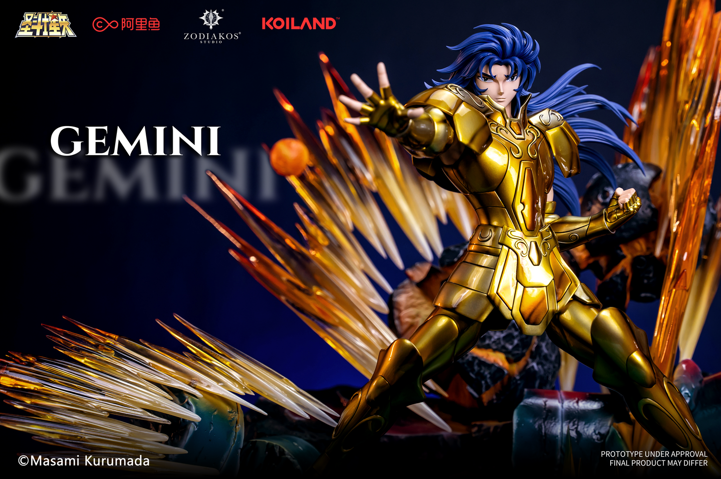 Zodiakos Studio - Saint Seiya Gold Saint Gemini Kanon and Saga (Licensed) [PRE-ORDER CLOSED]