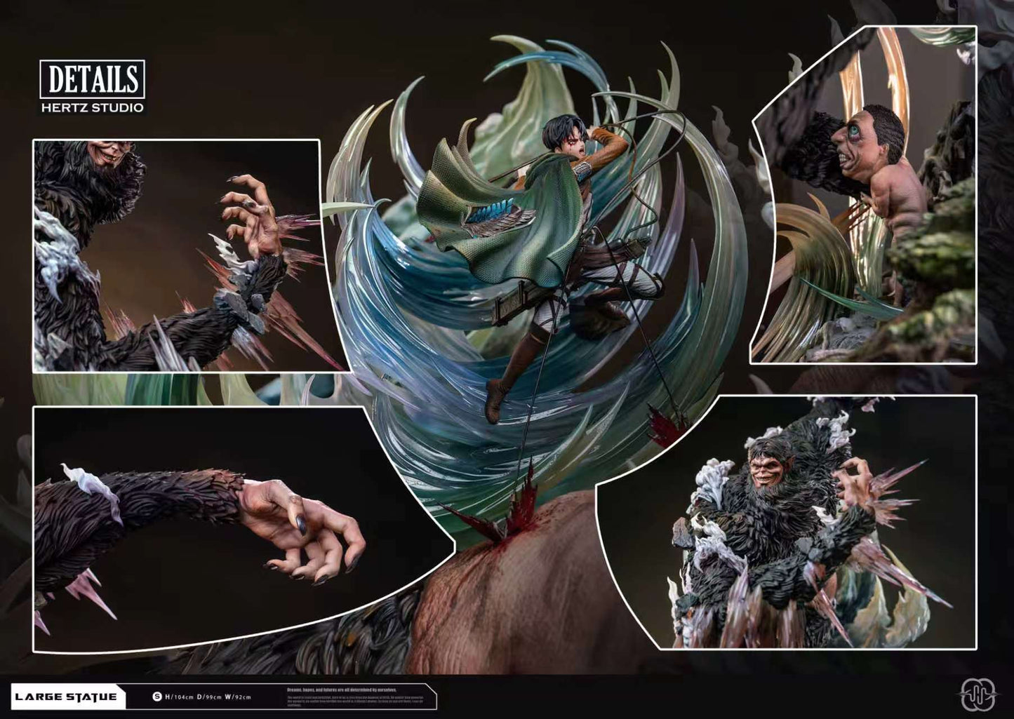 Hertz Studio - Beast Titan VS Levi Ackerman [PRE-ORDER]