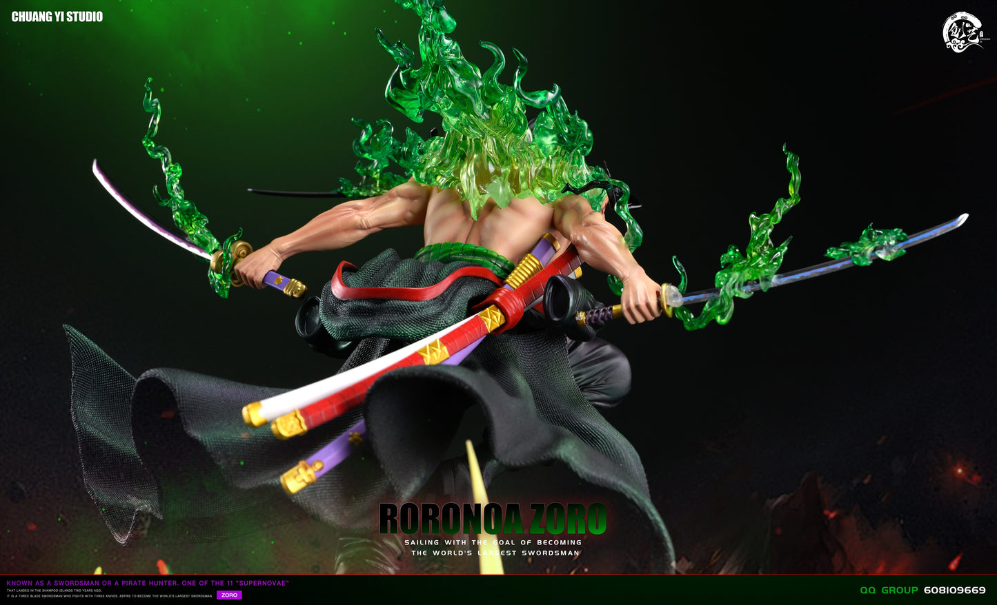 Chuang Yi Studio - Three Sword Style Zoro [PRE-ORDER CLOSED]