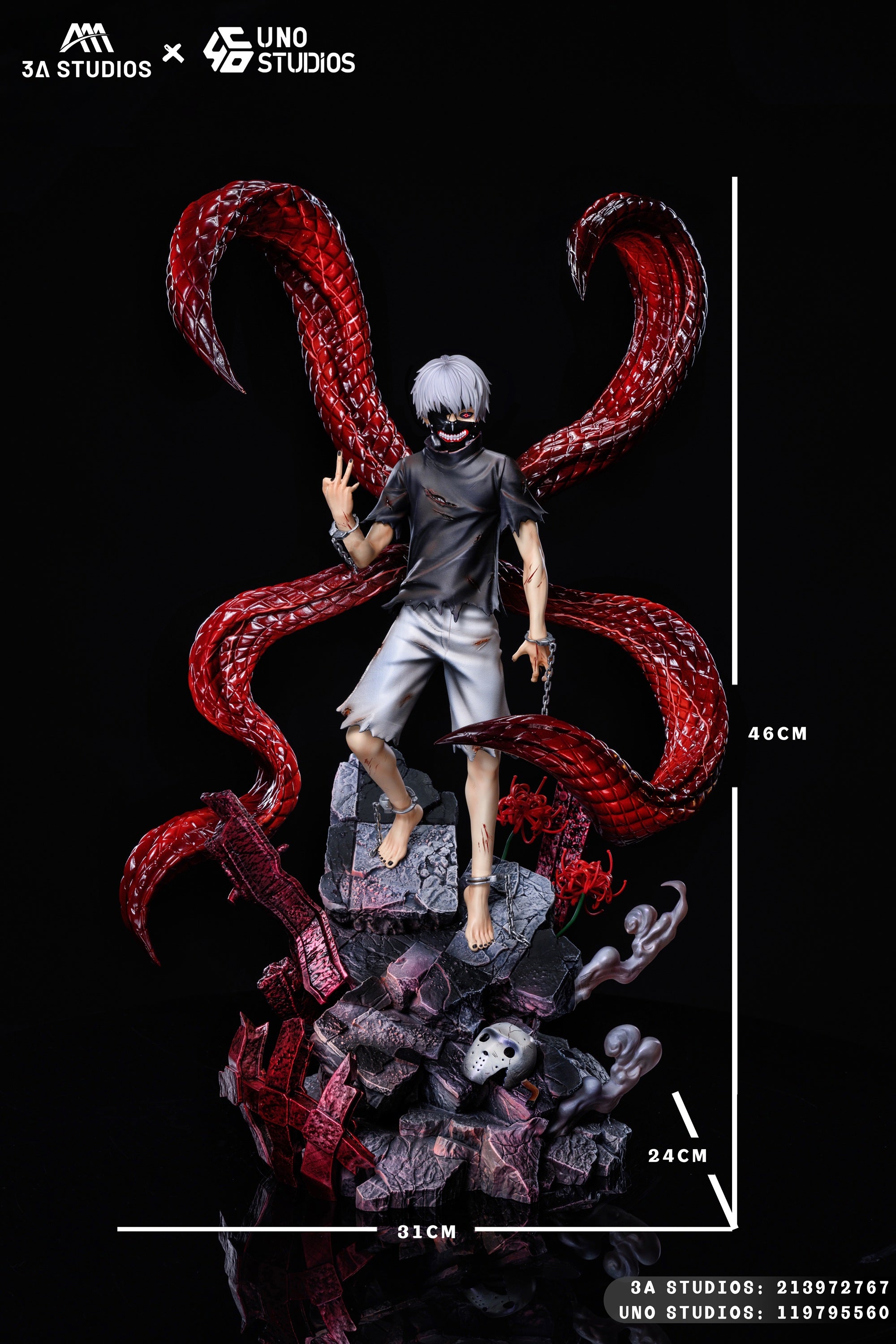 KENNO フィギュア　３種 3A Studios X UNO Studios - Kaneki Ken [PRE-ORDER CLOSED] – GK