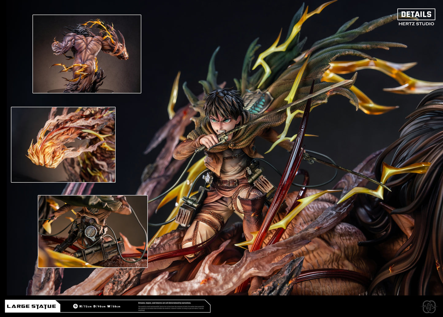 Hertz Studio - Attack Titan and Female Titan [PRE-ORDER]