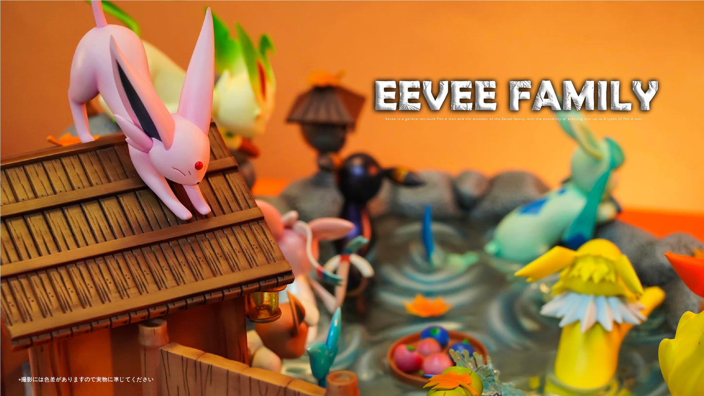 Tiao Tiao Hall Studio X CM Studio - Onsen Eevee Family [PRE-ORDER CLOSED]