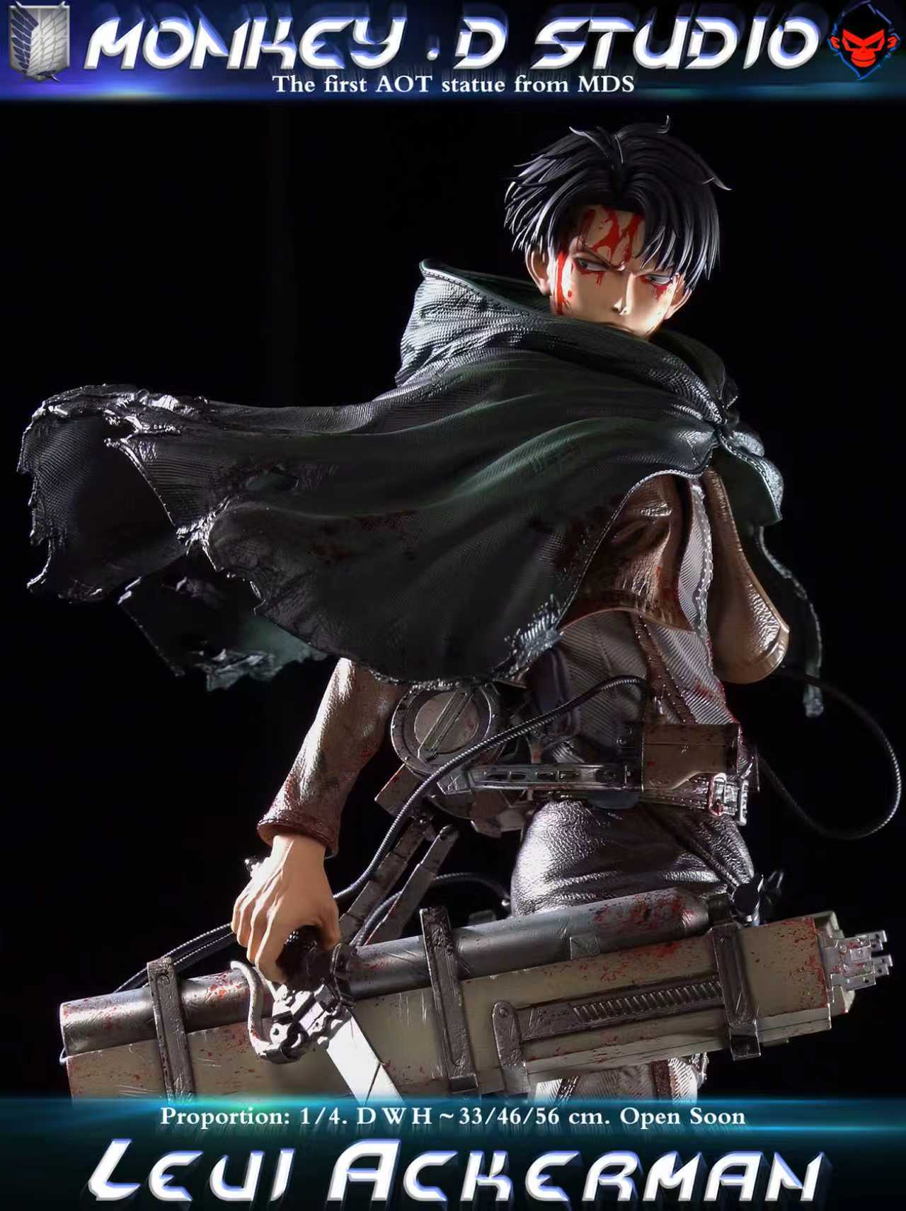 Monkey D Studio - Levi Ackerman (1/4 Scale) [PRE-ORDER]