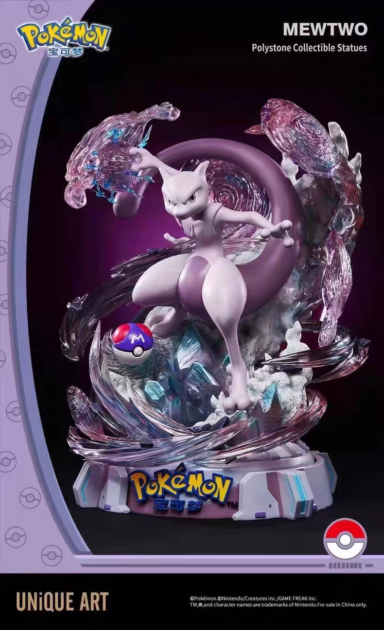 UNiQUE ART - Pokemon Mewtwo (Licensed) [FACTORY READY STOCKS]