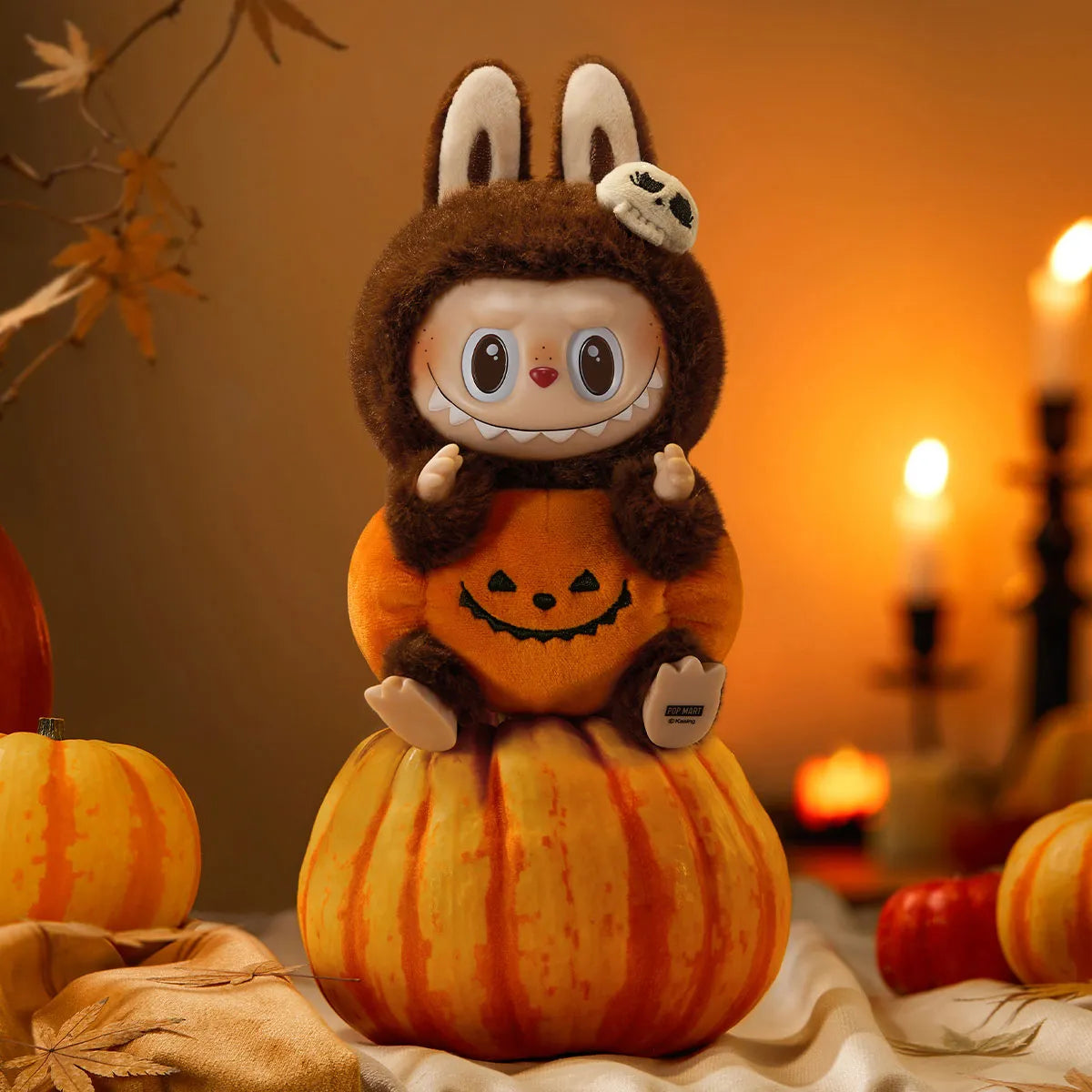 POP MART - THE MONSTER HAPPY HALLOWEEN PARTY SERIES - Vinyl Plush Doll Pendant