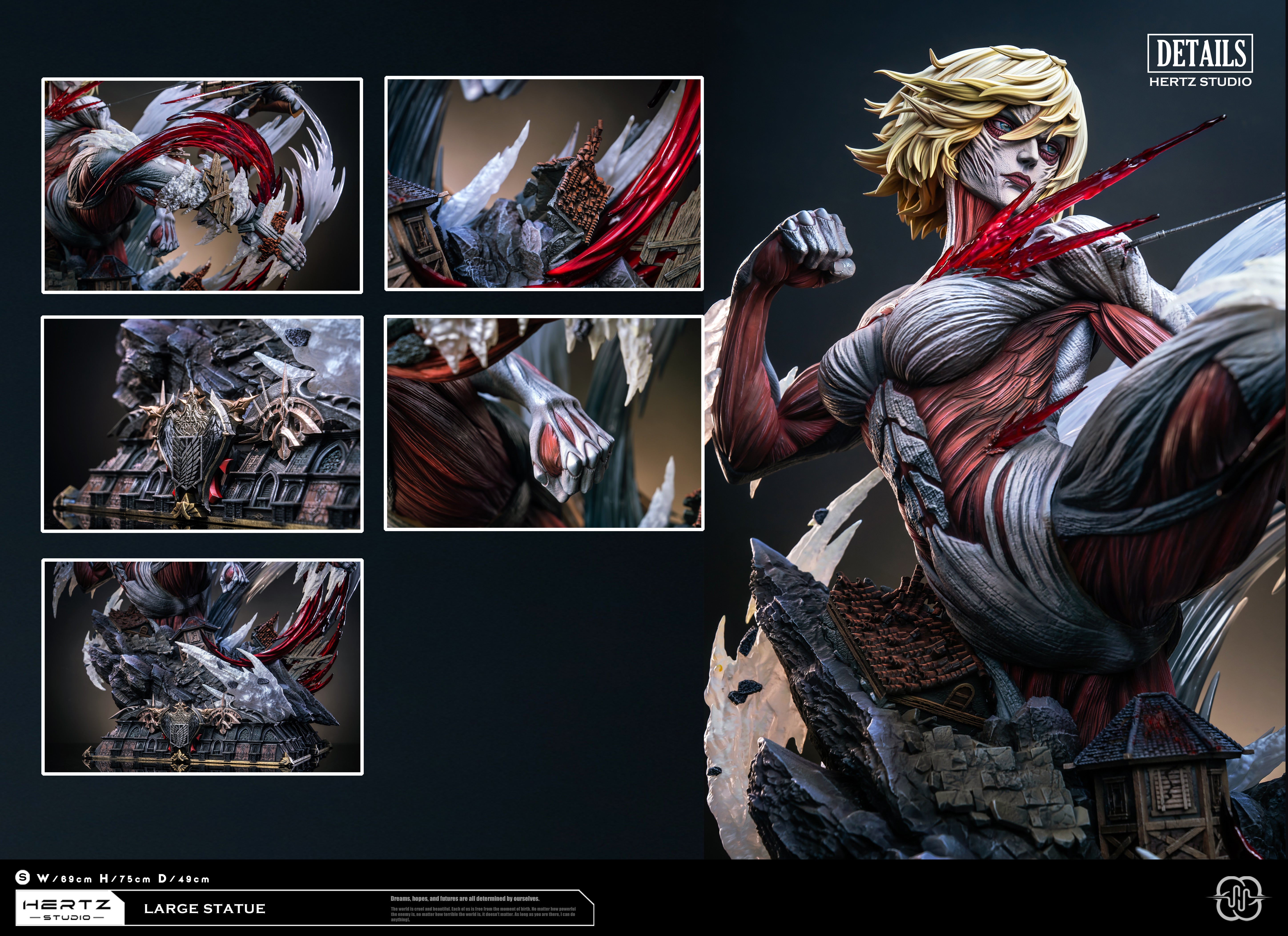 ※Mikasa Hertz - Mikasa vs Female Titan – StatueCorp