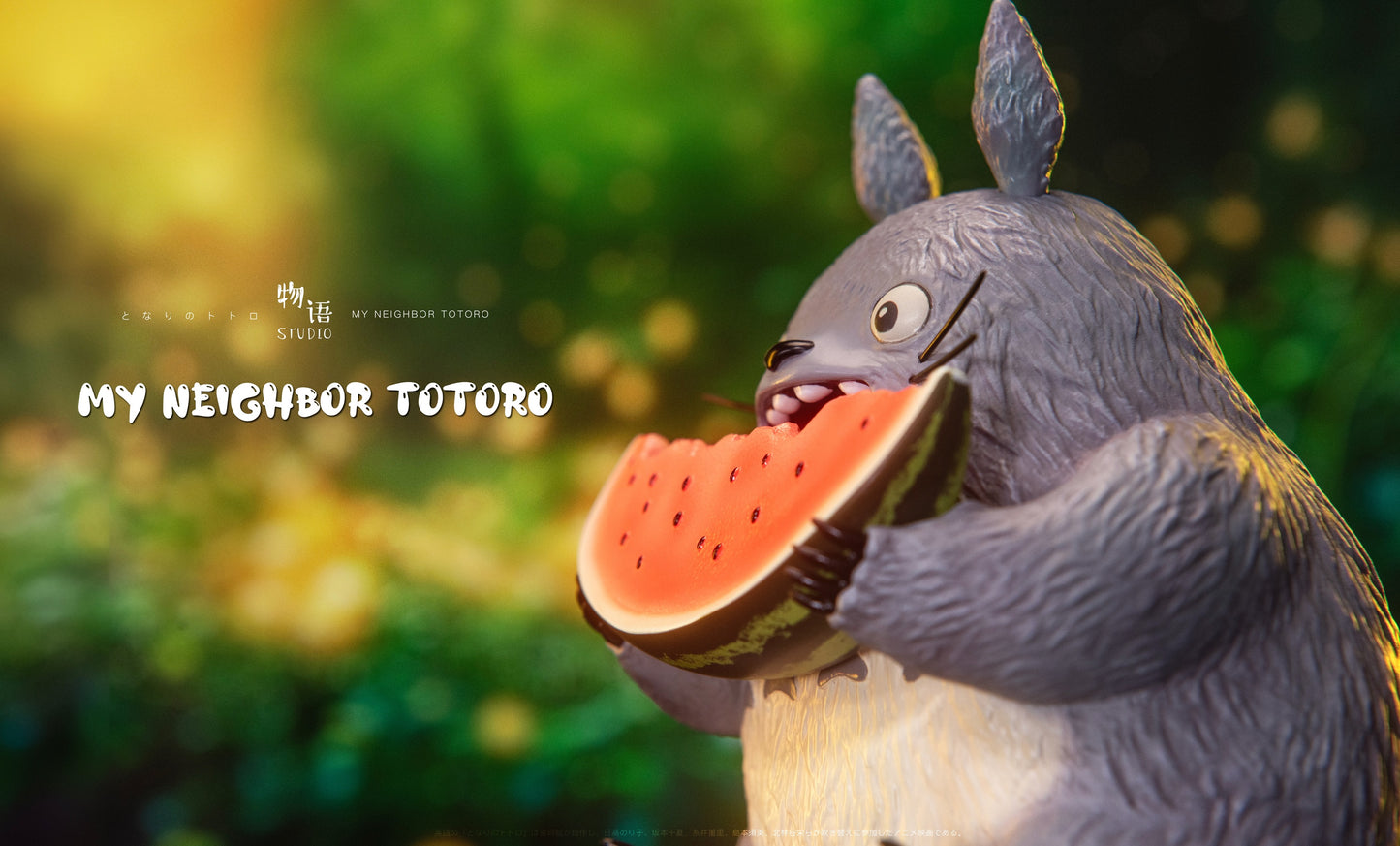Wu Yu Studio - Totoro eating Watermelon [PRE-ORDER CLOSED]