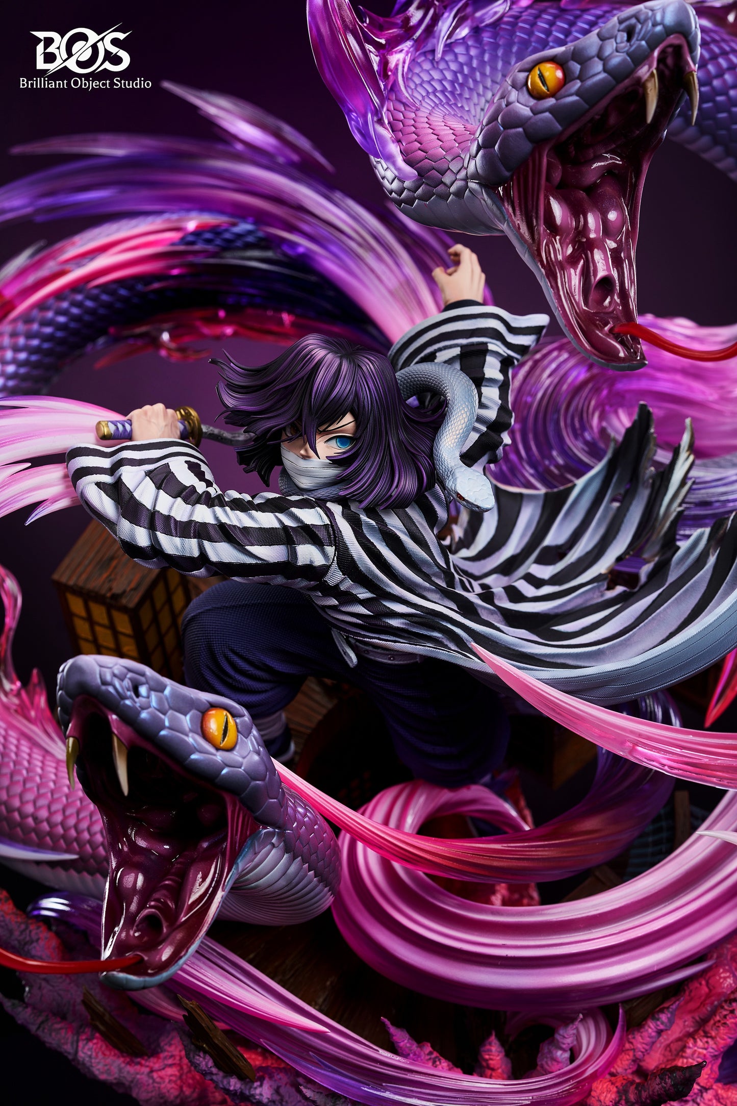 Brilliant Object Studio - Iguro Obanai Serpent Breathing Fourth Form Twin-Headed Reptile [PRE-ORDER]