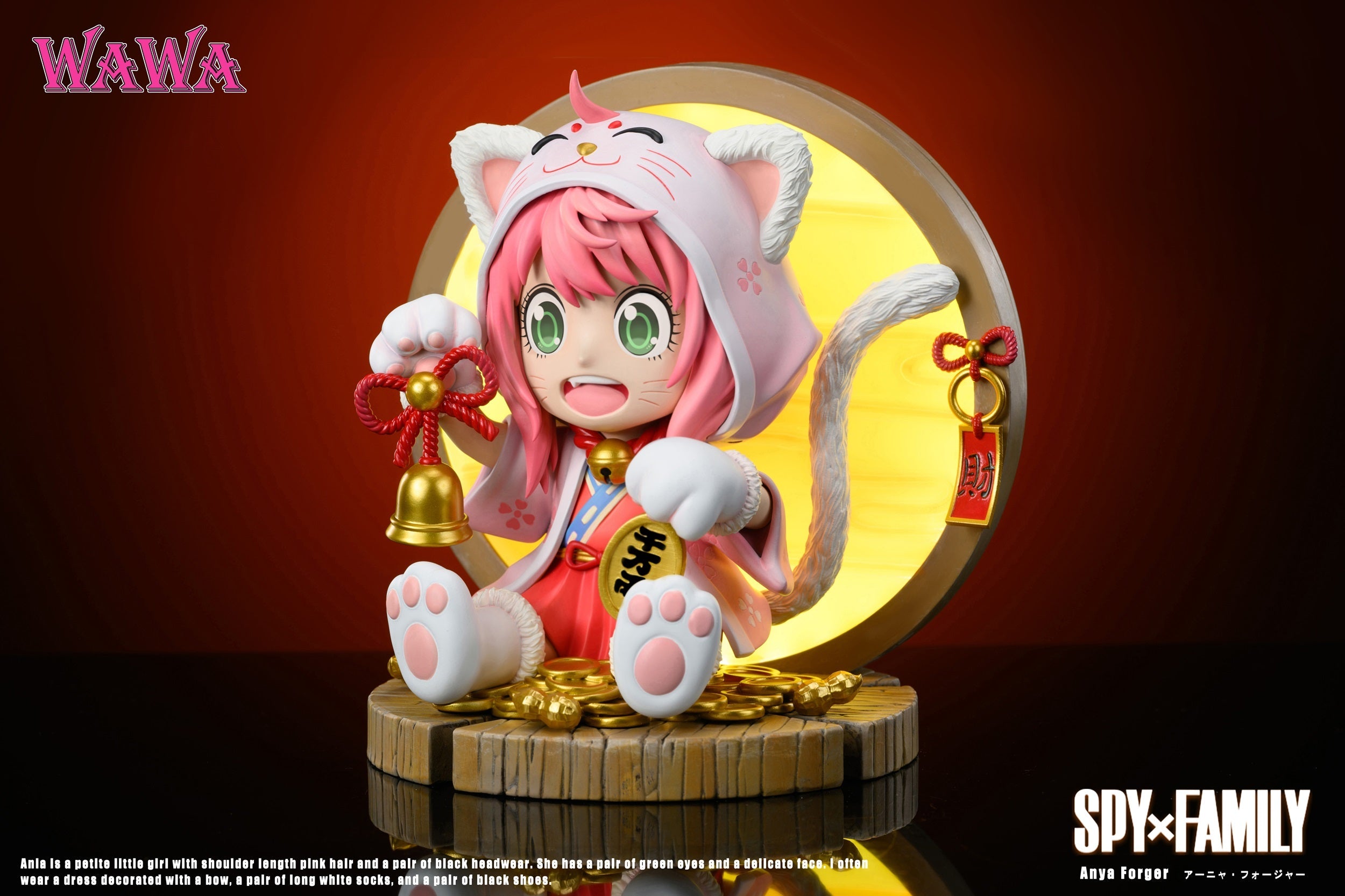 WAWA Studio - Anya cosplay Fortune Cat [PRE-ORDER CLOSED] – GK