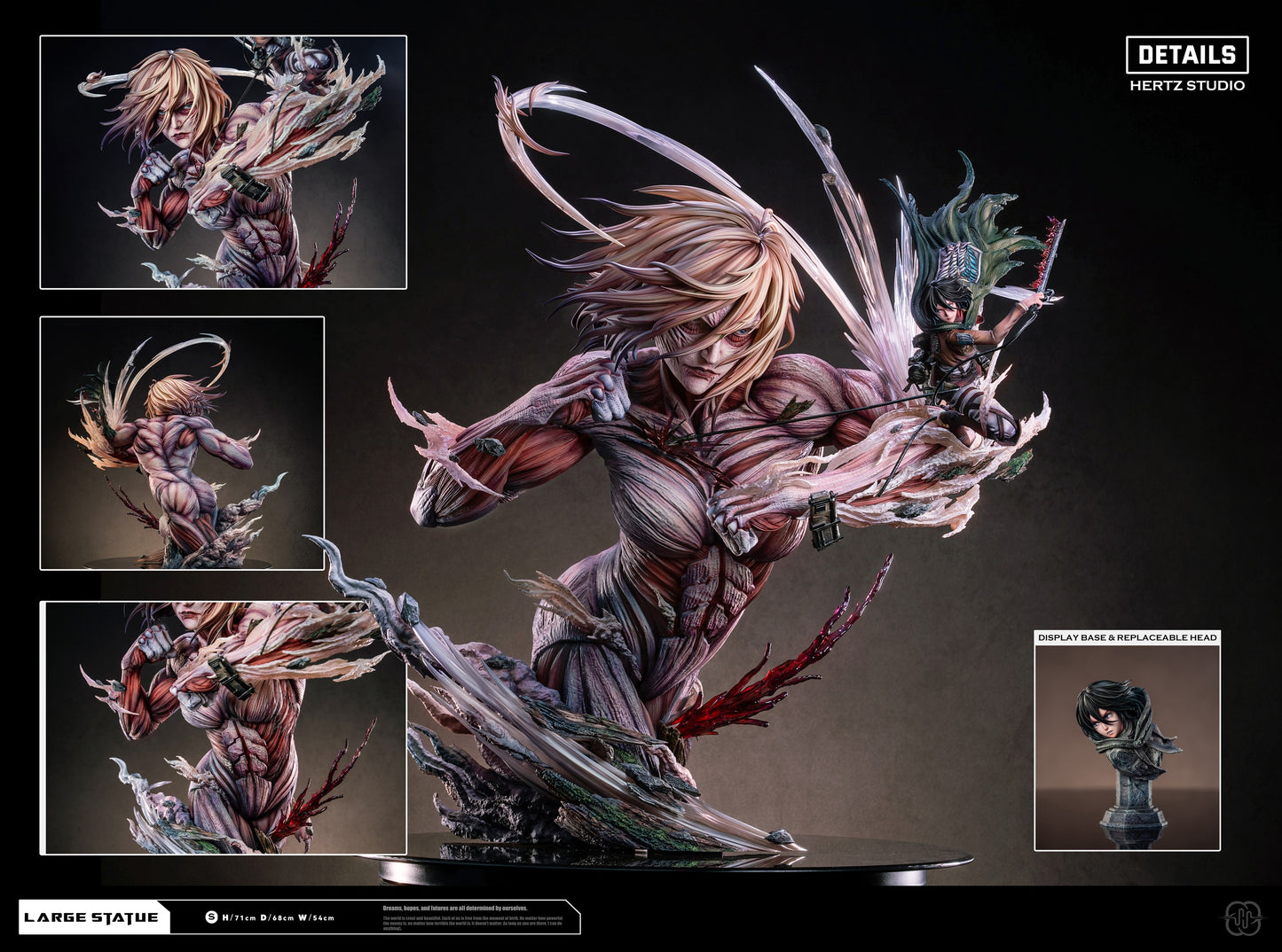 Hertz Studio - Attack Titan and Female Titan [PRE-ORDER]