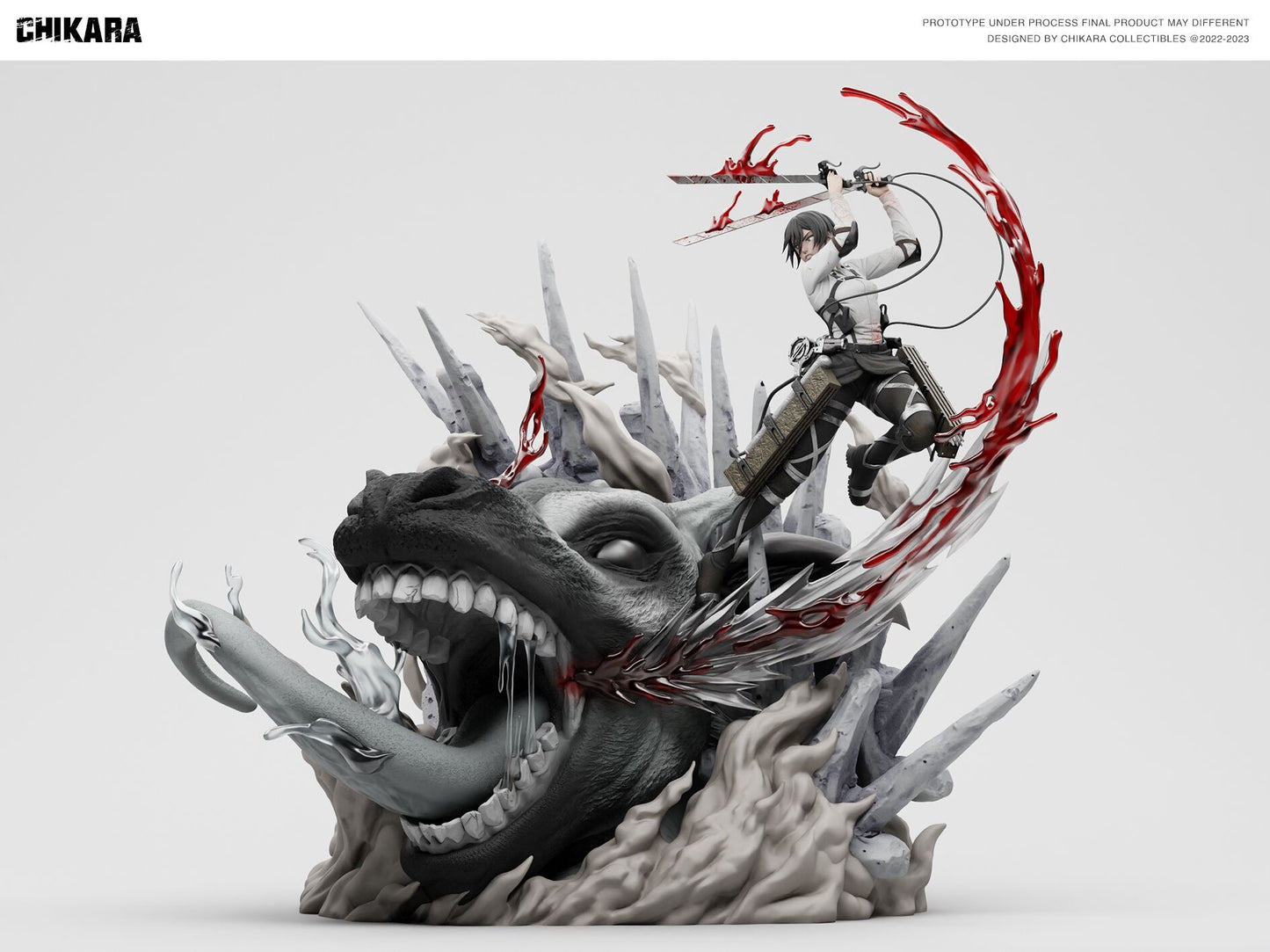 Chikara Studio - Mikasa Rescuing Armin [PRE-ORDER CLOSED]