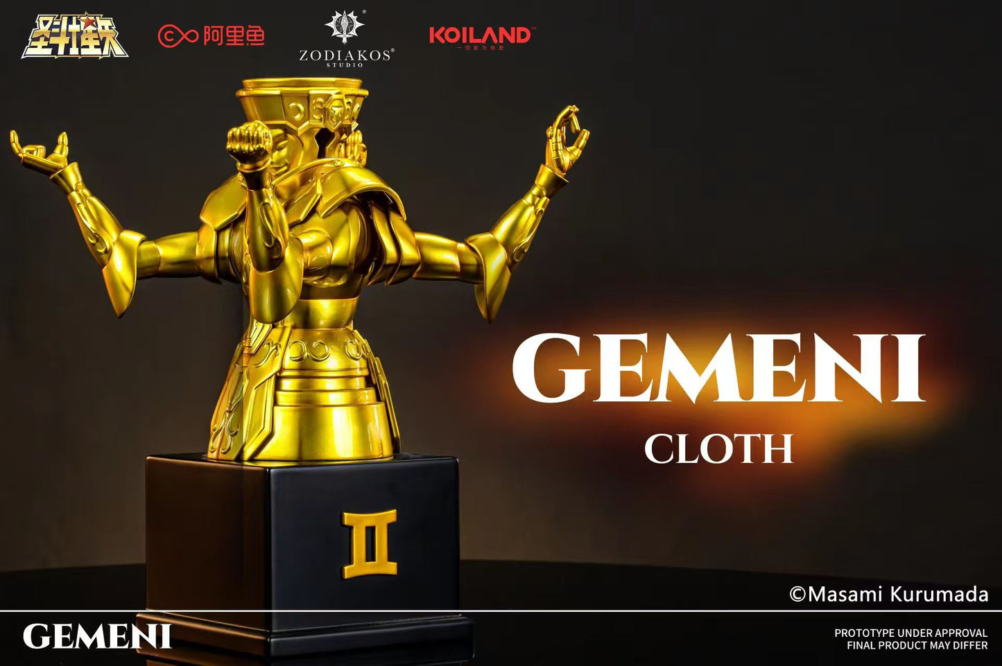 Zodiakos Studio - Saint Seiya Gold Saint Cloth Series Gemini (Licensed) [PRE-ORDER CLOSED]