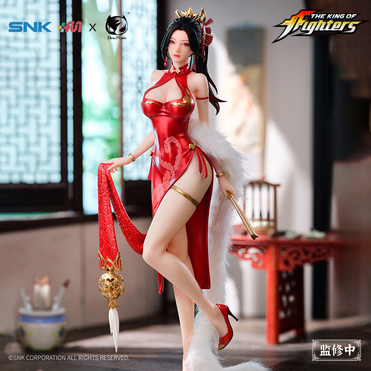 BearPanda X Biya - Shiranui Mai Cheongsam Version (Licensed by SNK) [PRE-ORDER CLOSED]