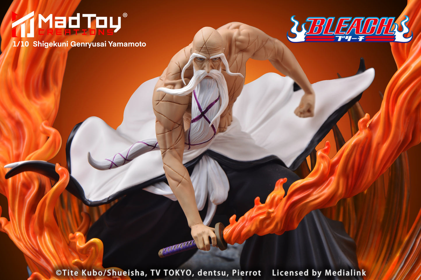 MADTOY CREATIONS - Bleach Yamamoto Genryusai Shigekuni (Licensed by Medialink) [PRE-ORDER CLOSED]