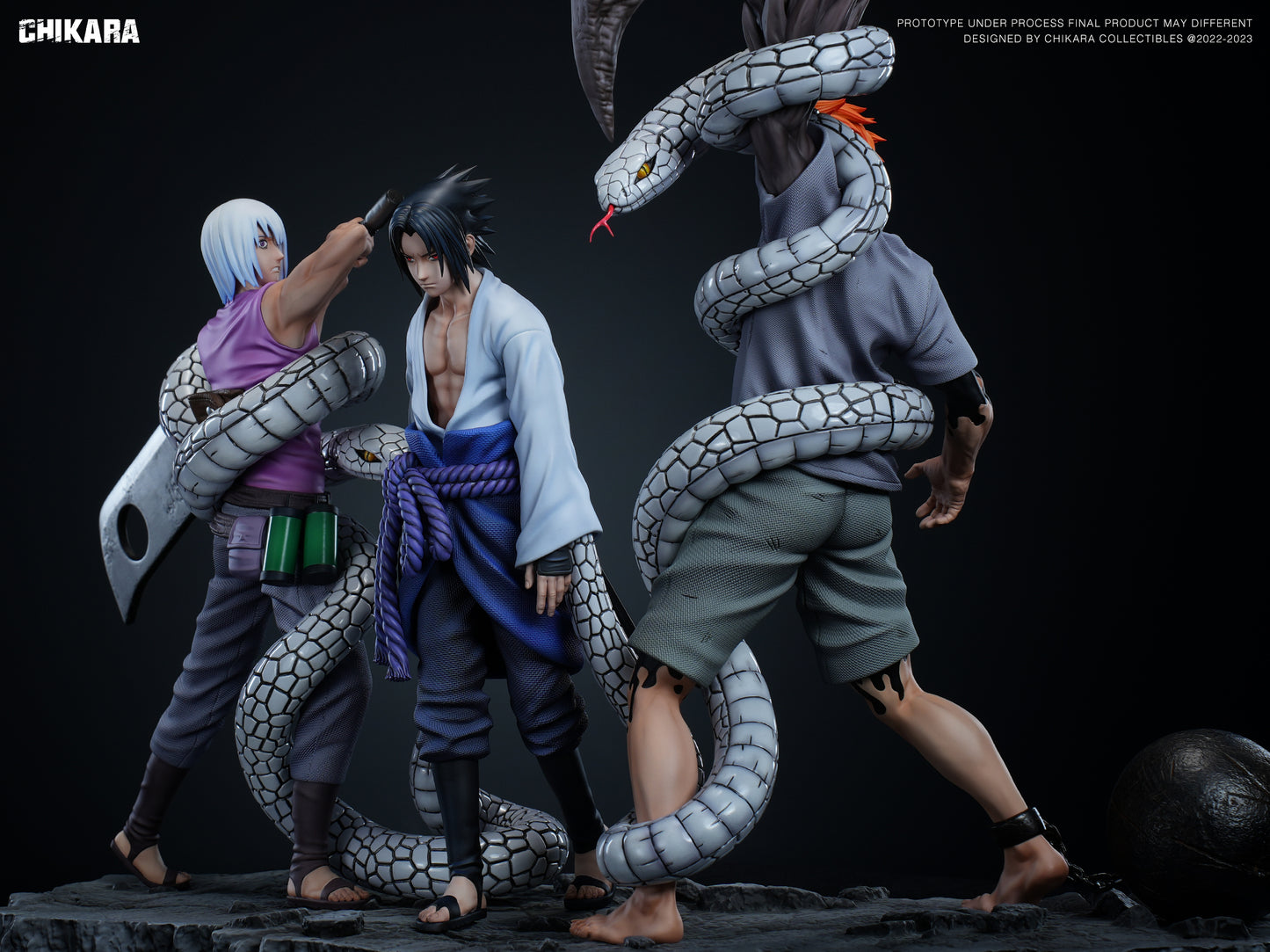 Chikara Studio - Sasuke VS Suigetsu and Jugo [PRE-ORDER CLOSED]