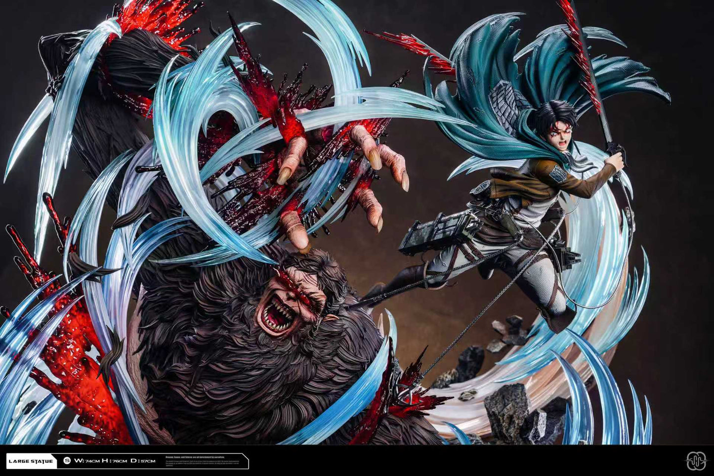 Hertz Studio - Levi Ackerman VS Beast Titan 2.0 [PRE-ORDER]