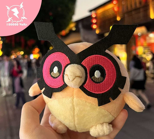 100000 Volts - Hoothoot Plush Toy [PRE-ORDER CLOSED]
