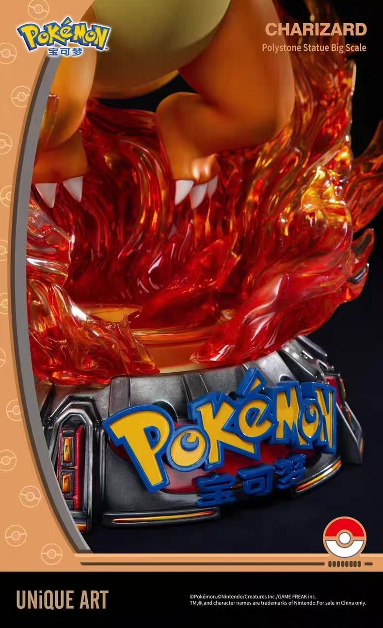UNiQUE ART - Pokemon Charizard (Licensed) [FACTORY READY STOCKS]