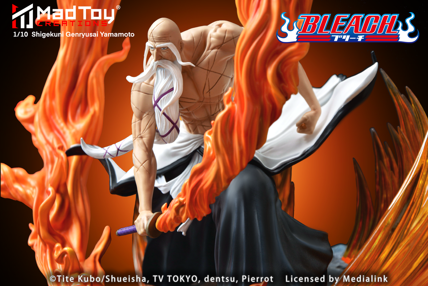 MADTOY CREATIONS - Bleach Yamamoto Genryusai Shigekuni (Licensed by Medialink) [PRE-ORDER CLOSED]