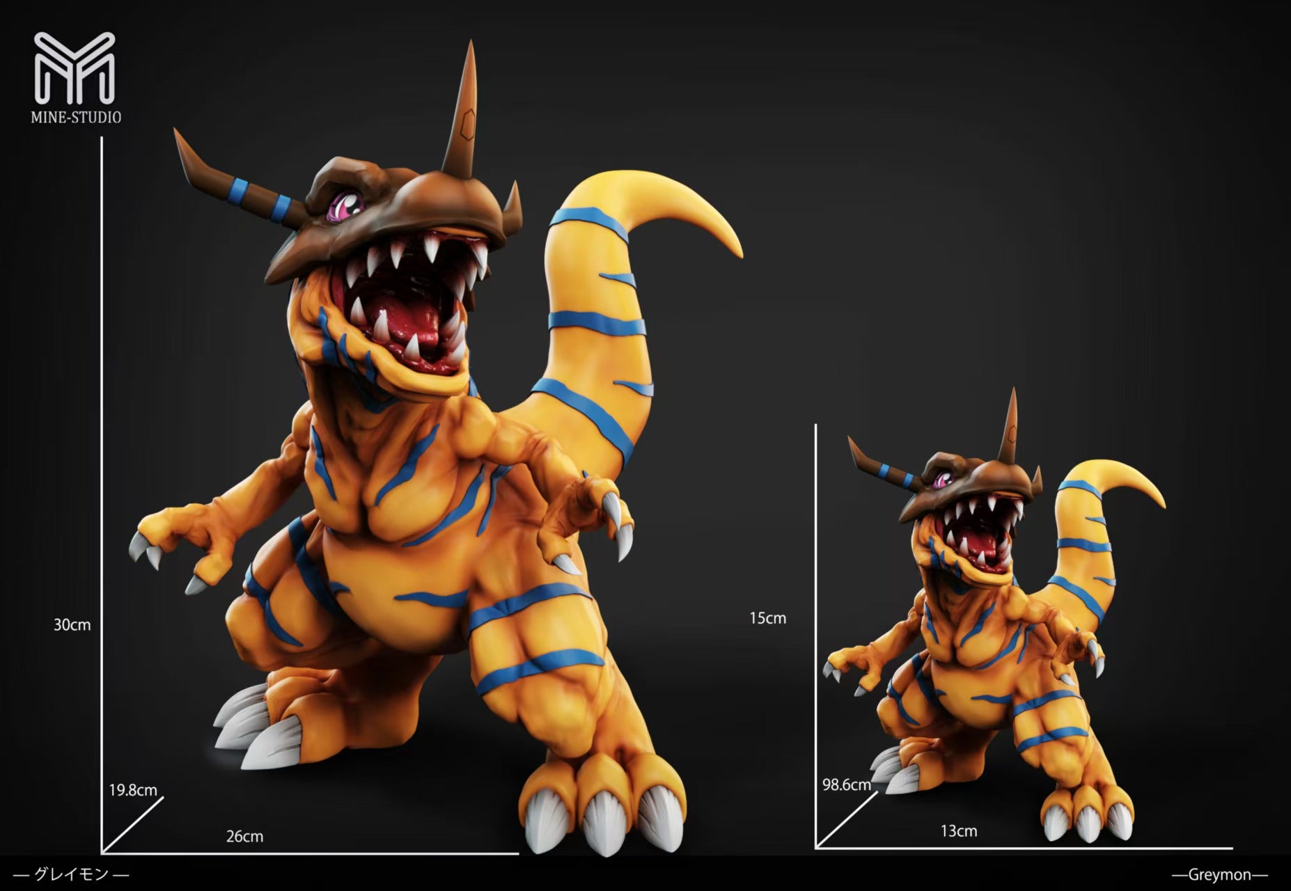 MINE Studio - Champion Series Greymon [PRE-ORDER] – GK Collectors