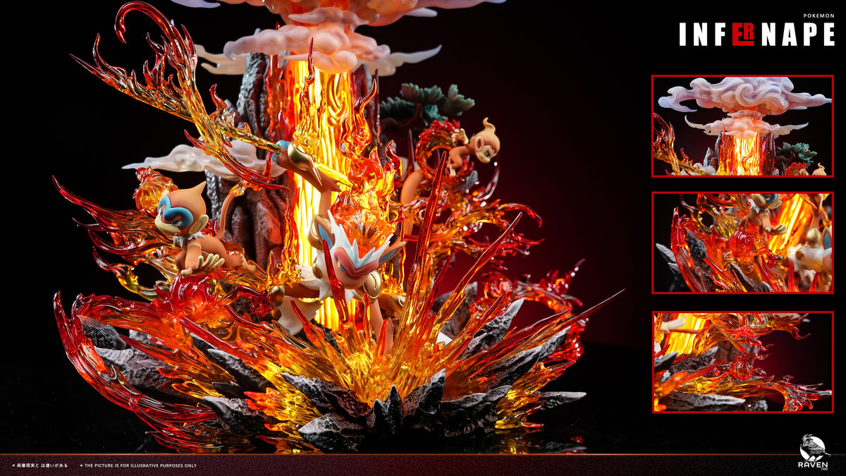 Raven Studio - Infernape Evolution Series [PRE-ORDER]