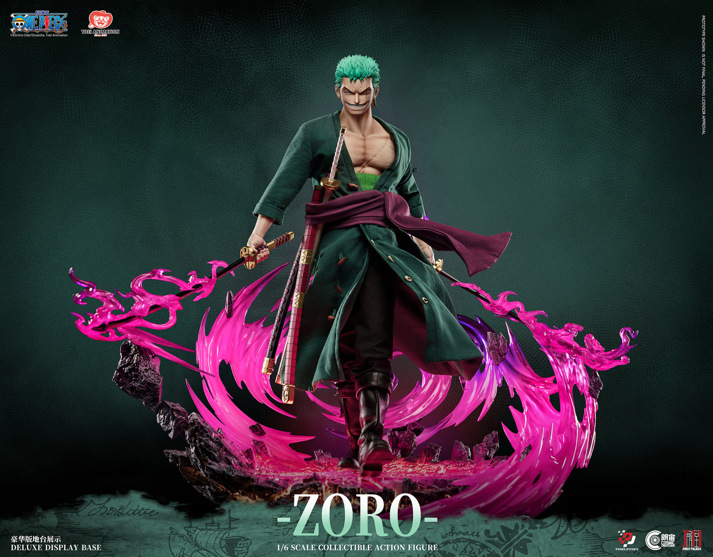 Pixel Poses - One Piece Roronoa Zoro 1/6 Action Figure (Licensed) [PRE-ORDER]