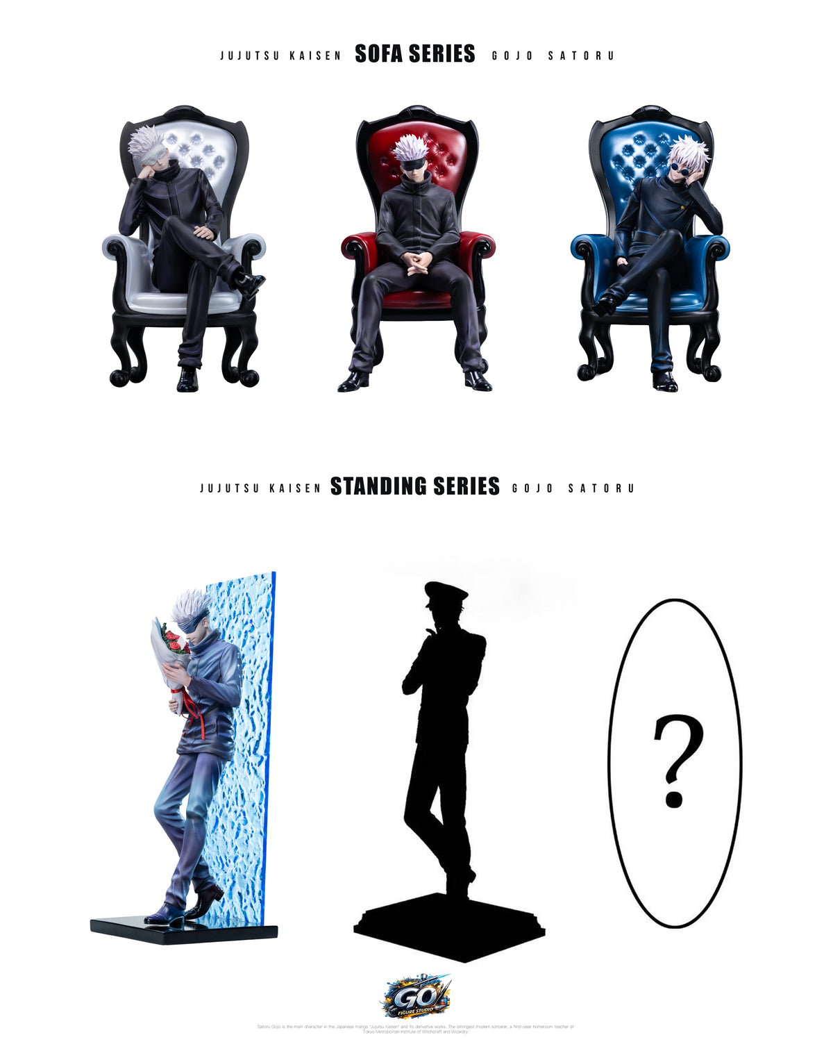 GO FIGURE Studio - Sitting Pose Series Gojo Satoru [PRE-ORDER]