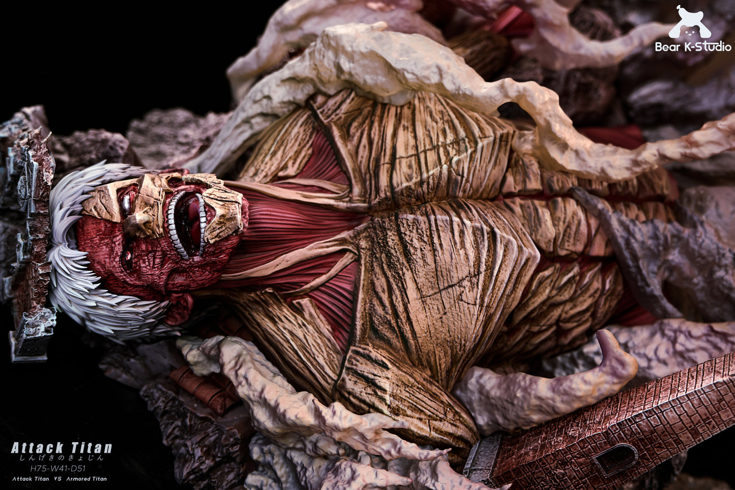 Bear K Studio - Attack Titan VS Armored Titan [PRE-ORDER]