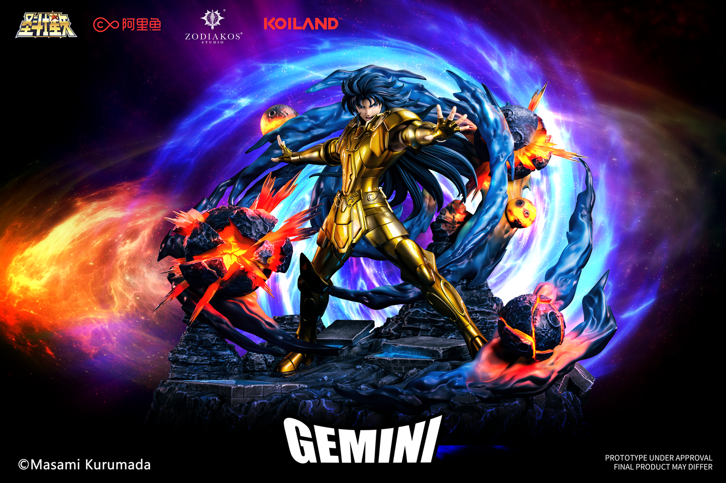 Zodiakos Studio - Saint Seiya Gold Saint Gemini Kanon and Saga (Licensed) [PRE-ORDER CLOSED]