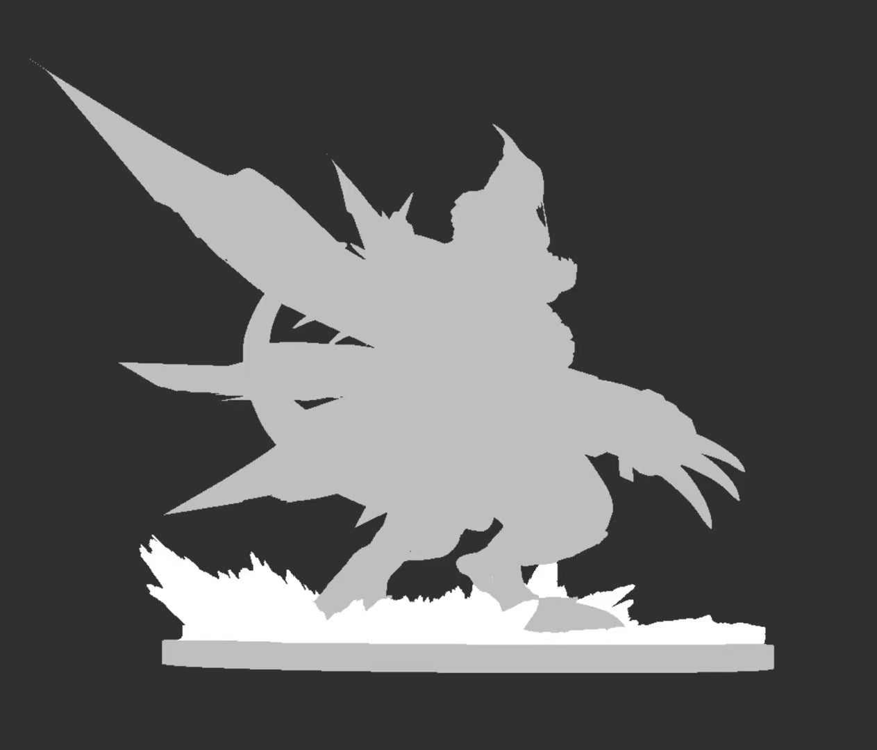 Mo Tu Studio - Black WarGreymon [PRE-ORDER CLOSED]