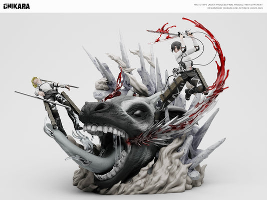 Chikara Studio - Mikasa Rescuing Armin [PRE-ORDER CLOSED]