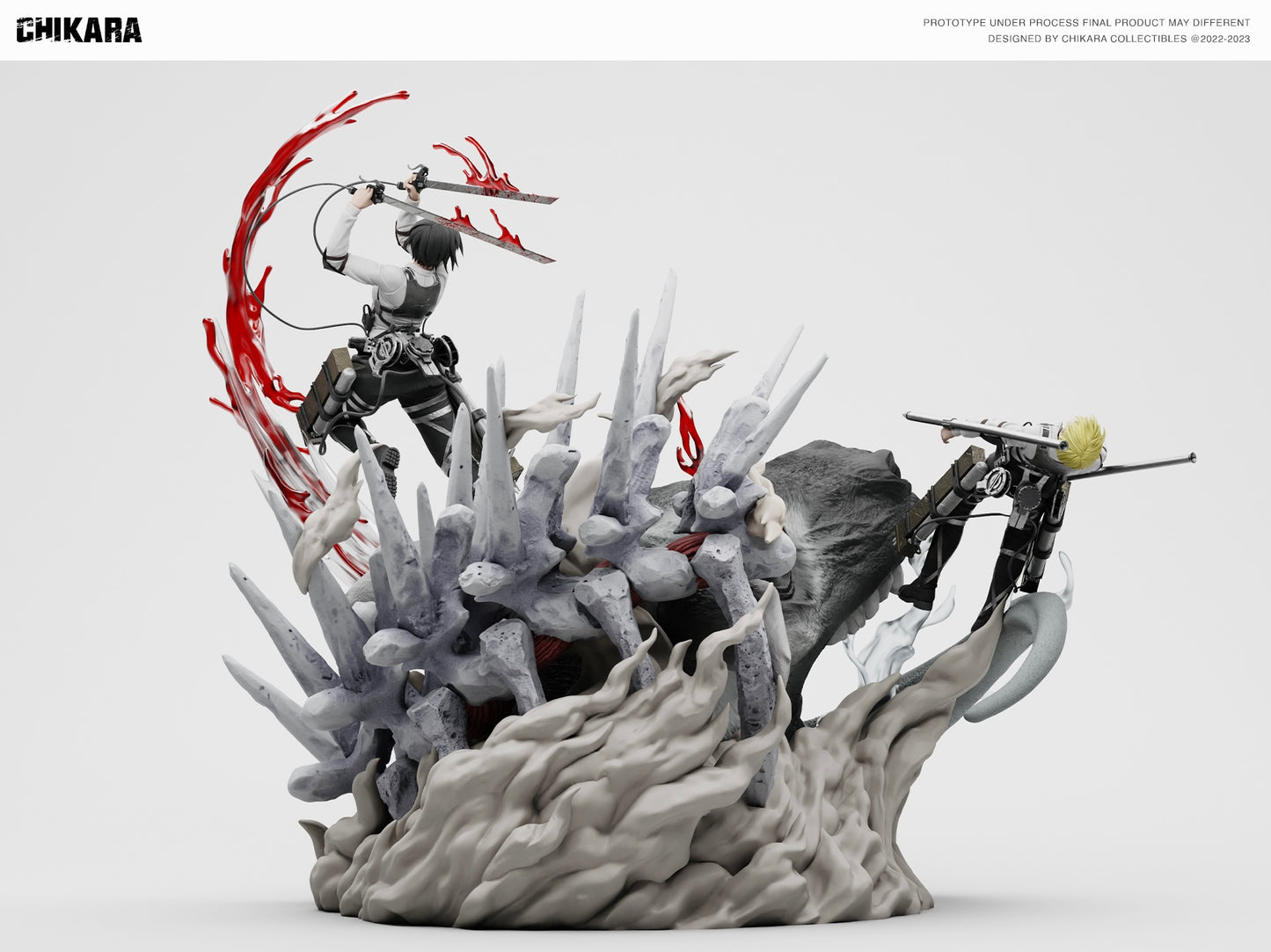 Chikara Studio - Mikasa Rescuing Armin [PRE-ORDER CLOSED]