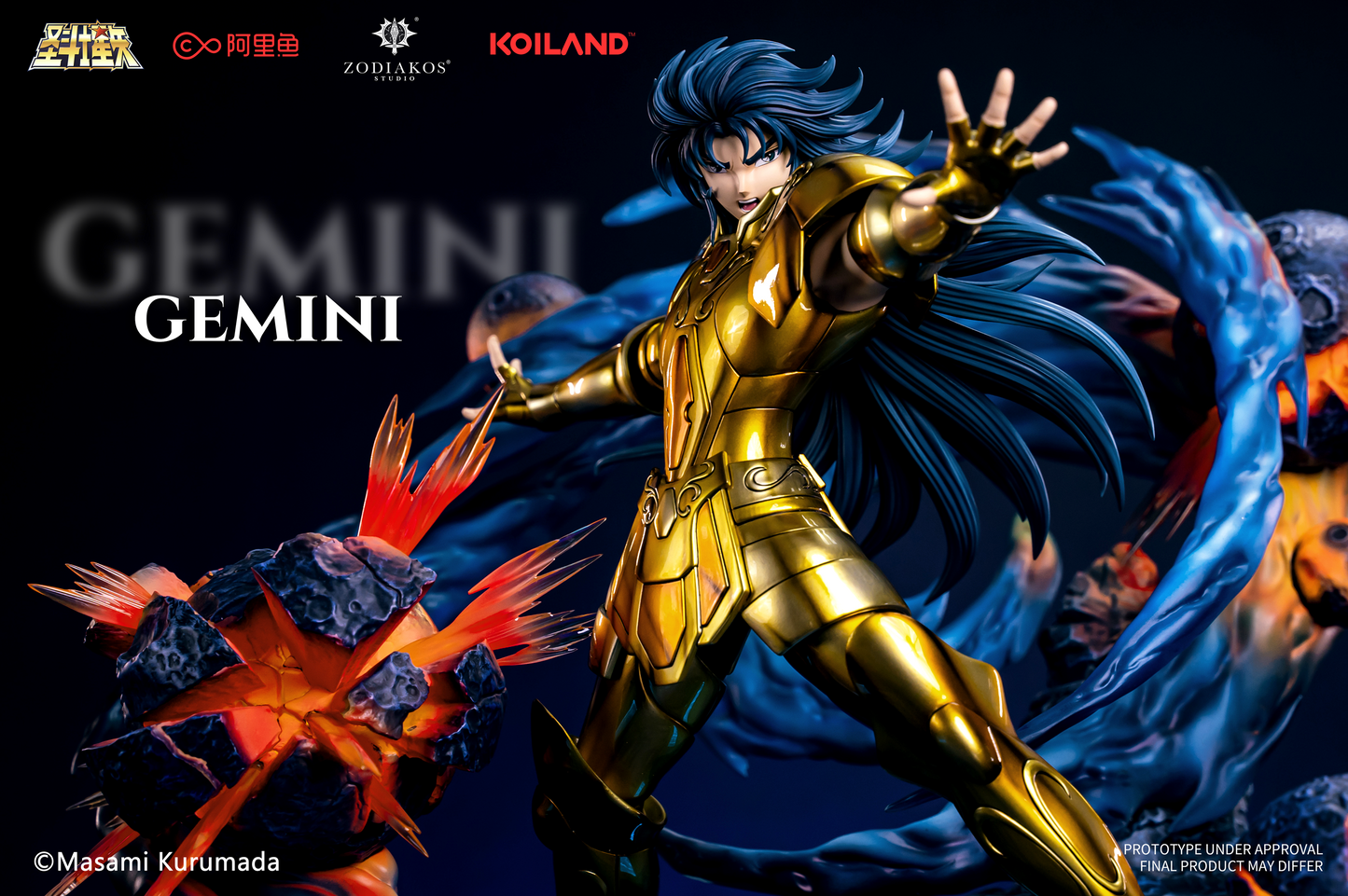 Zodiakos Studio - Saint Seiya Gold Saint Gemini Kanon and Saga (Licensed) [PRE-ORDER CLOSED]