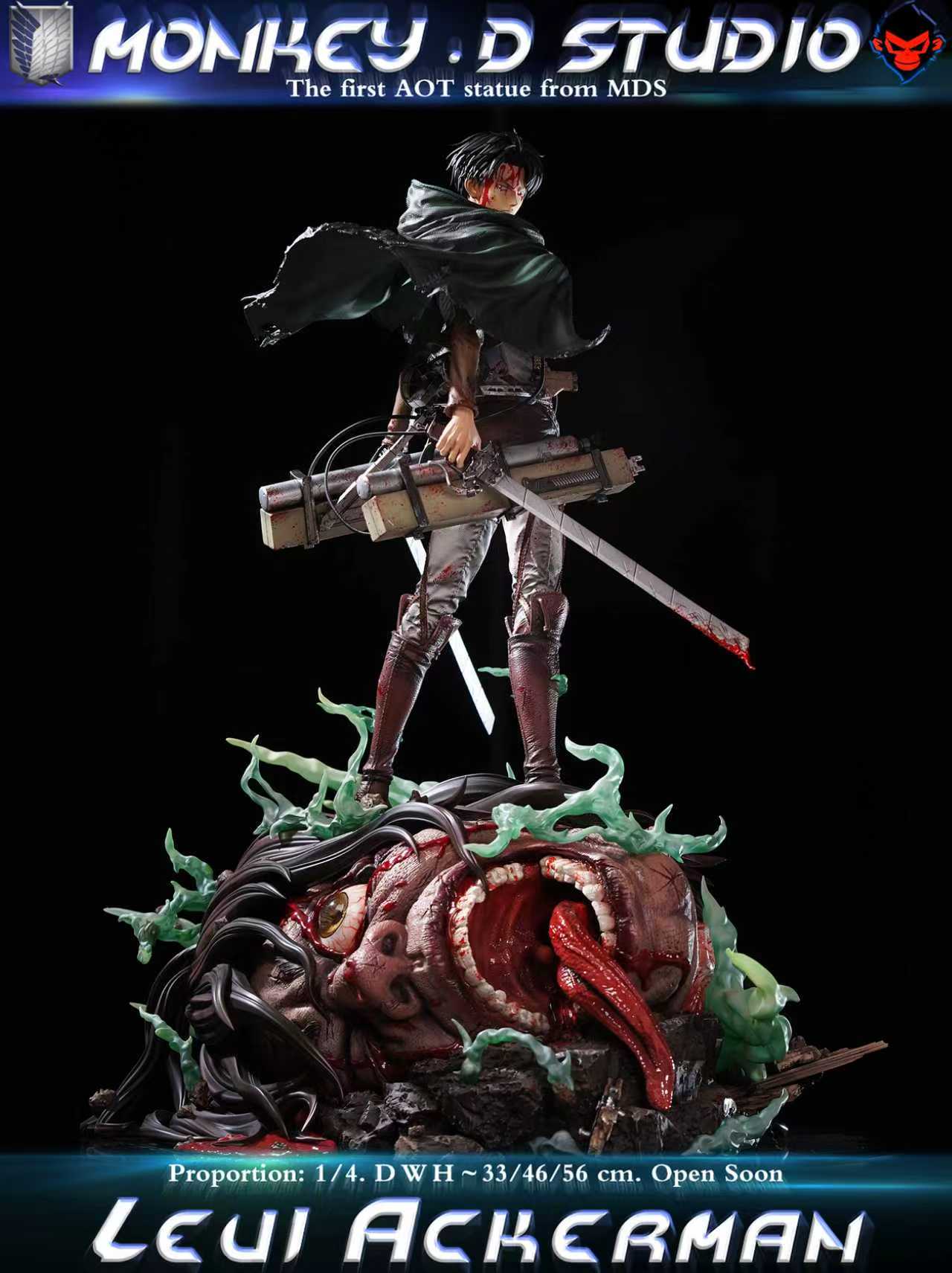 Monkey D Studio - Levi Ackerman (1/4 Scale) [PRE-ORDER]