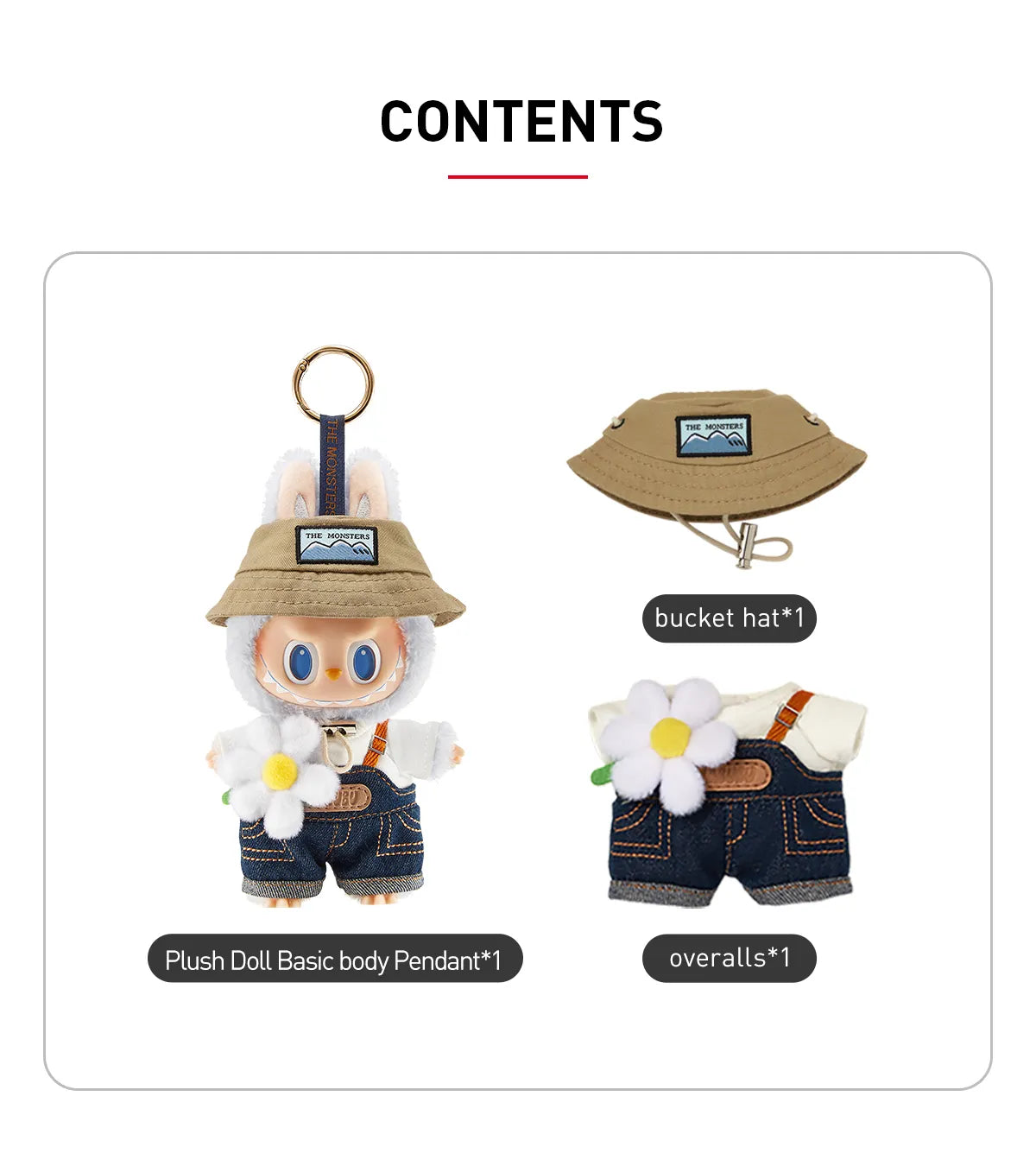 POP MART - THE MONSTER FALL IN WILD SERIES - Vinyl Plush Doll Pendant [IN-STOCK]