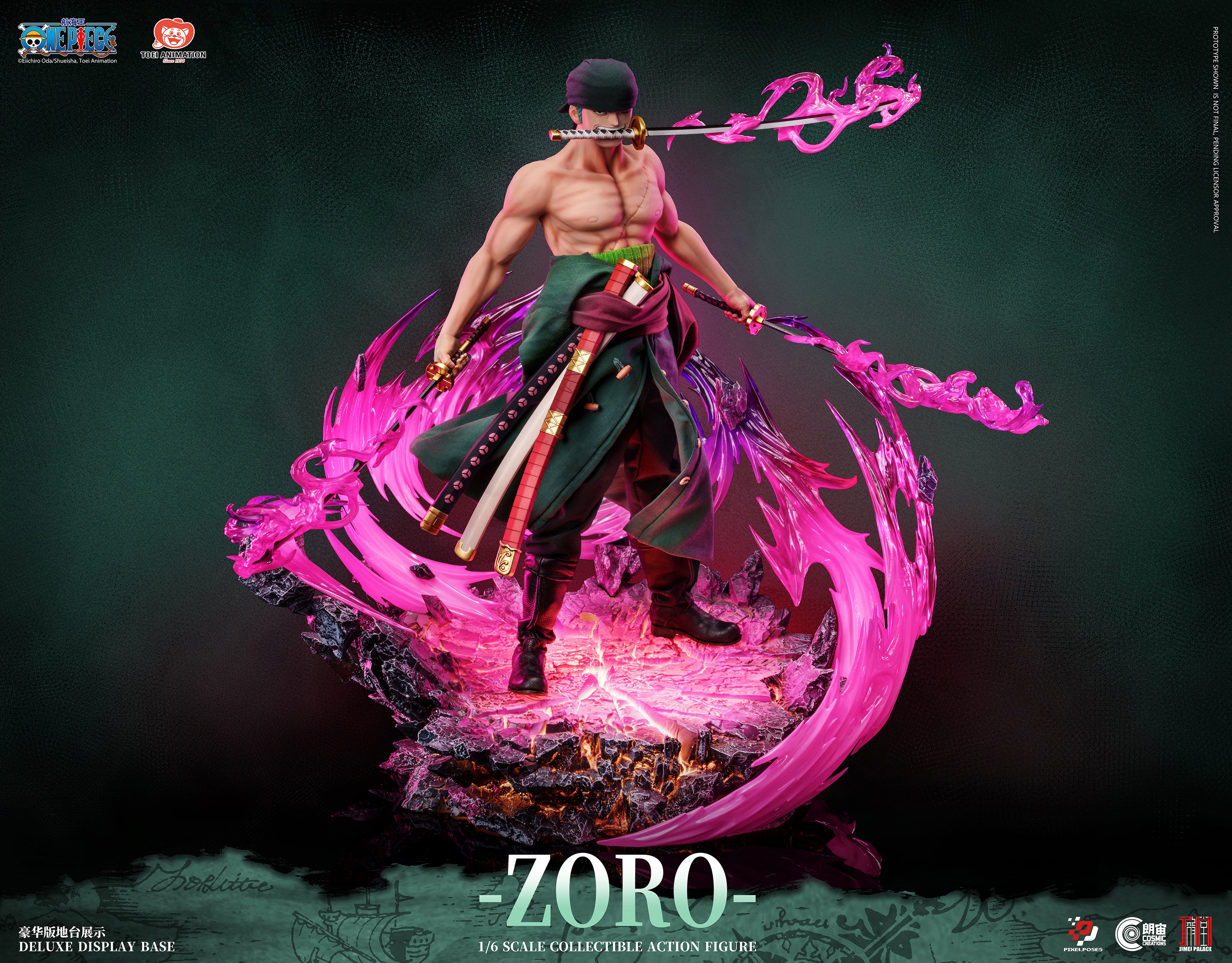 Pixel Poses - One Piece Roronoa Zoro 1/6 Action Figure (Licensed